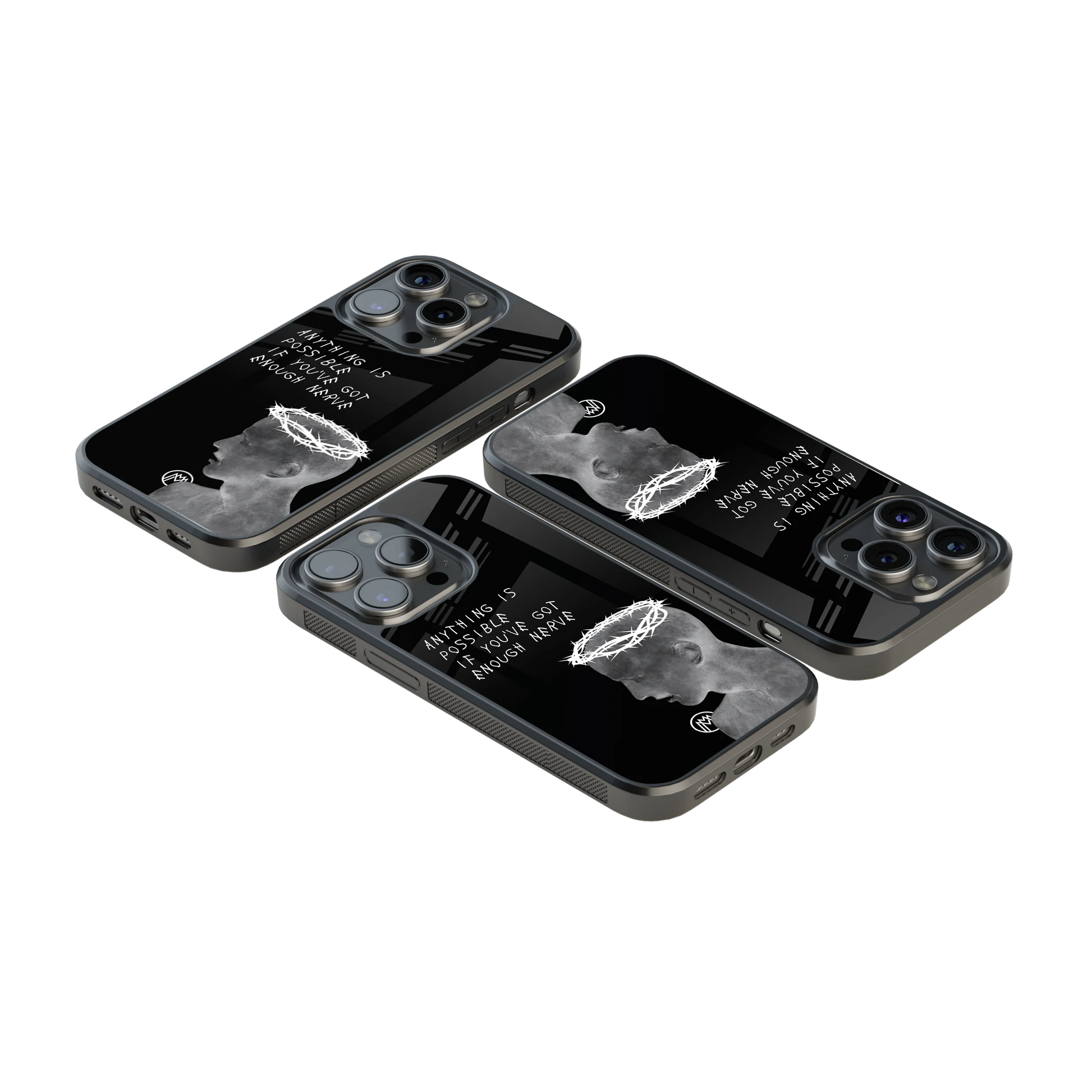 Luxury Glass Back Mobile Cover for iPhone, Samsung Galaxy, OnePlus, Pixel, Redmi & More
