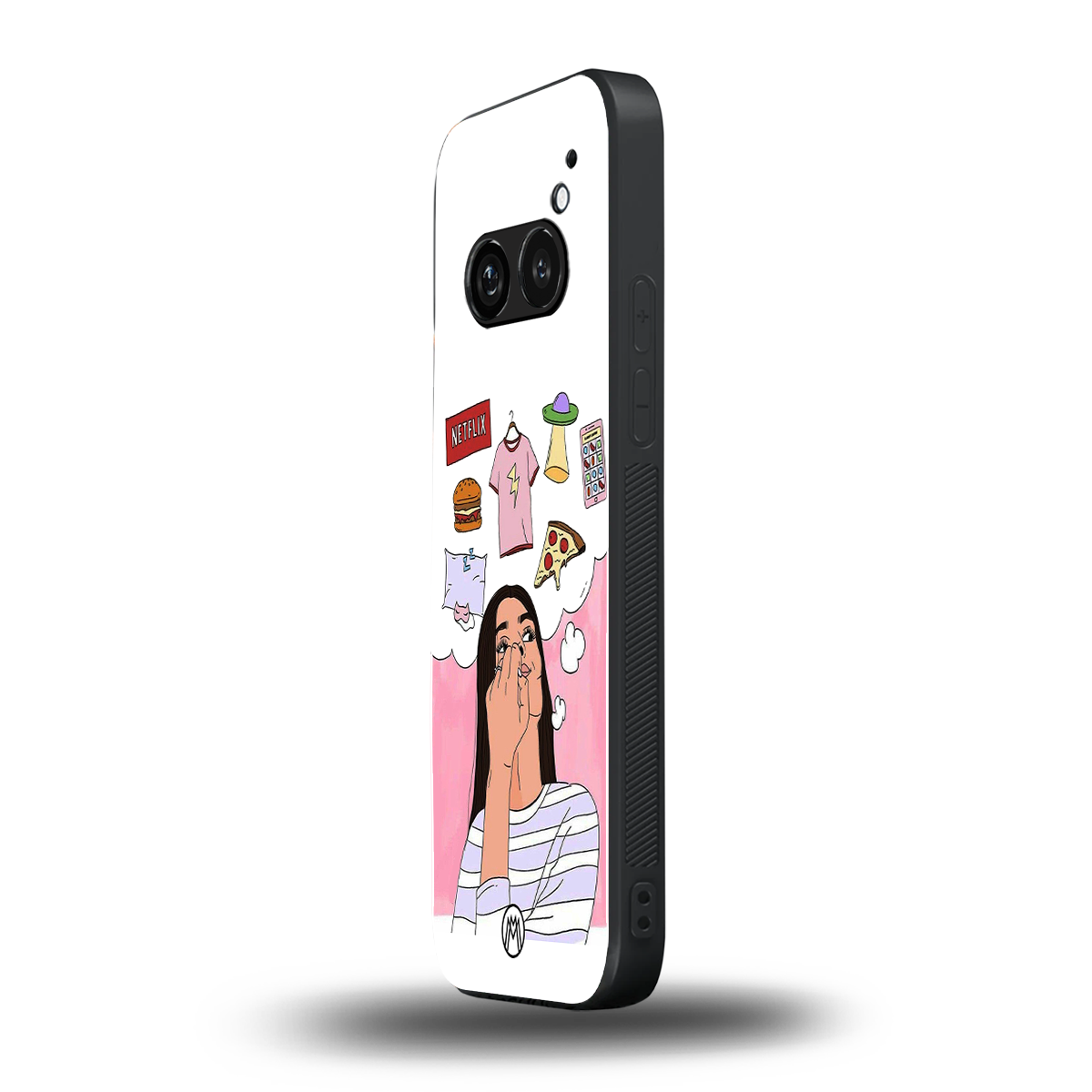 netflix and chill back phone cover | glass case for nothing phone 2a