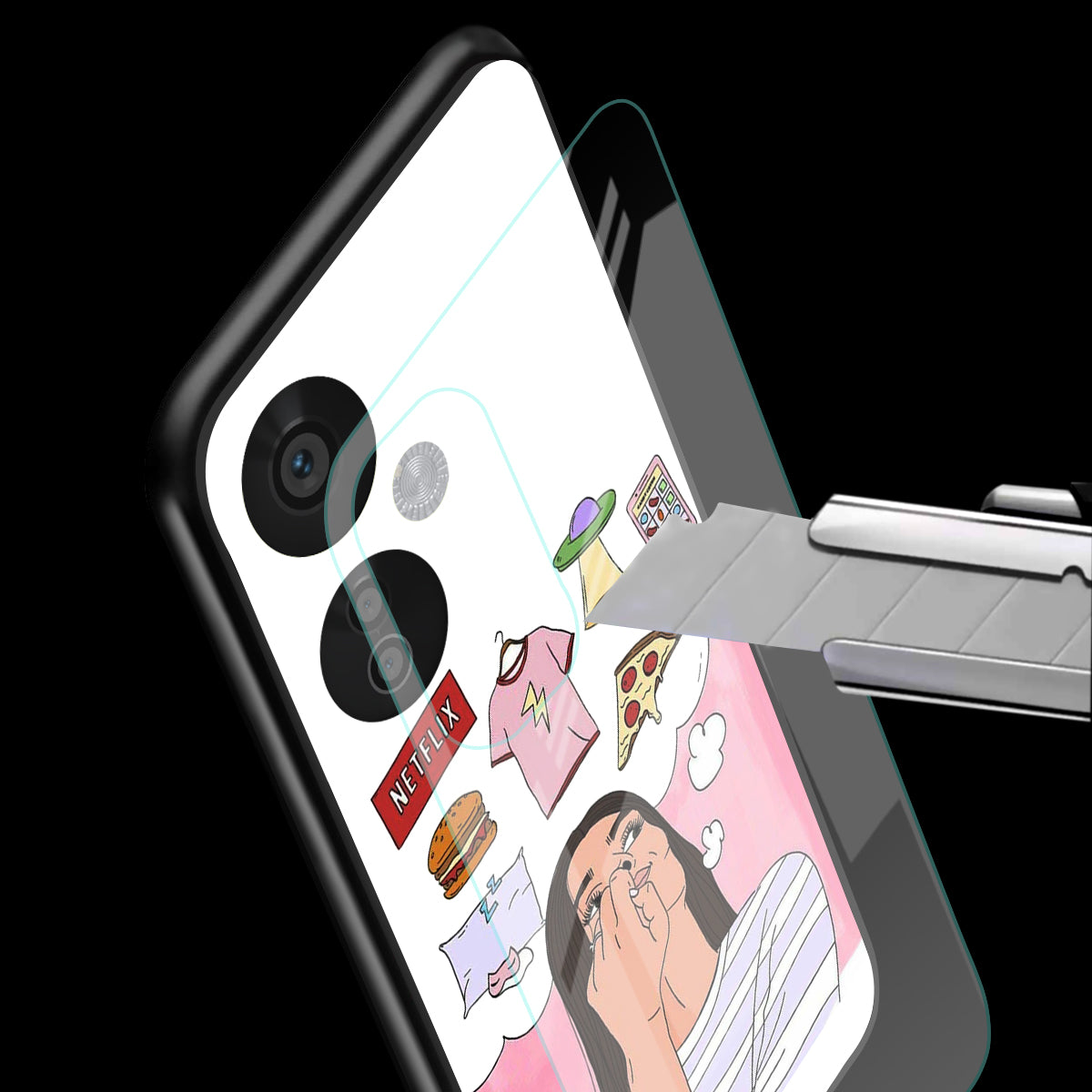 Mobile Phone Cover | Glass Back Case