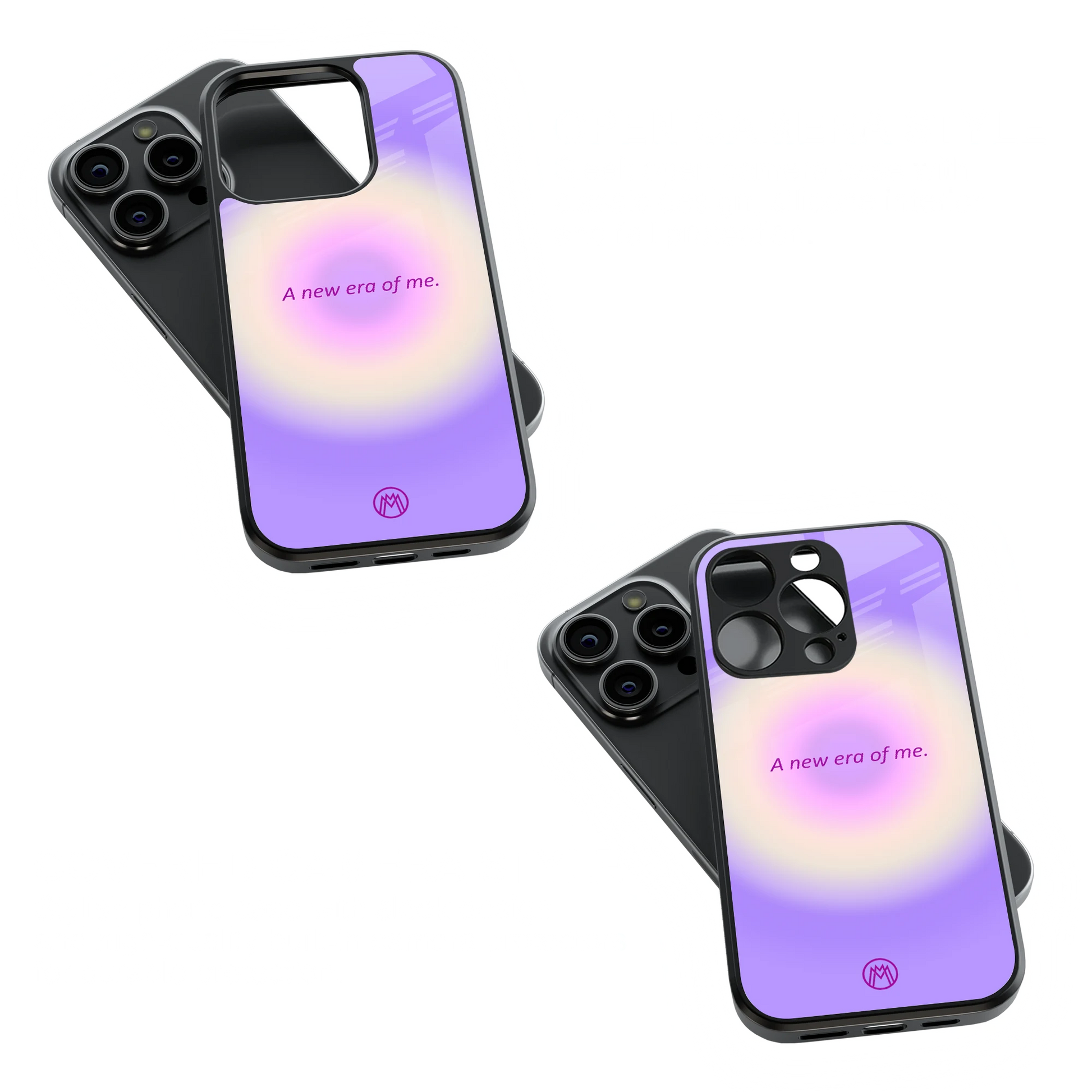 Trendy Glass Back Mobile Case for iPhone, Samsung, Redmi, OnePlus, Google Pixel, Motorola