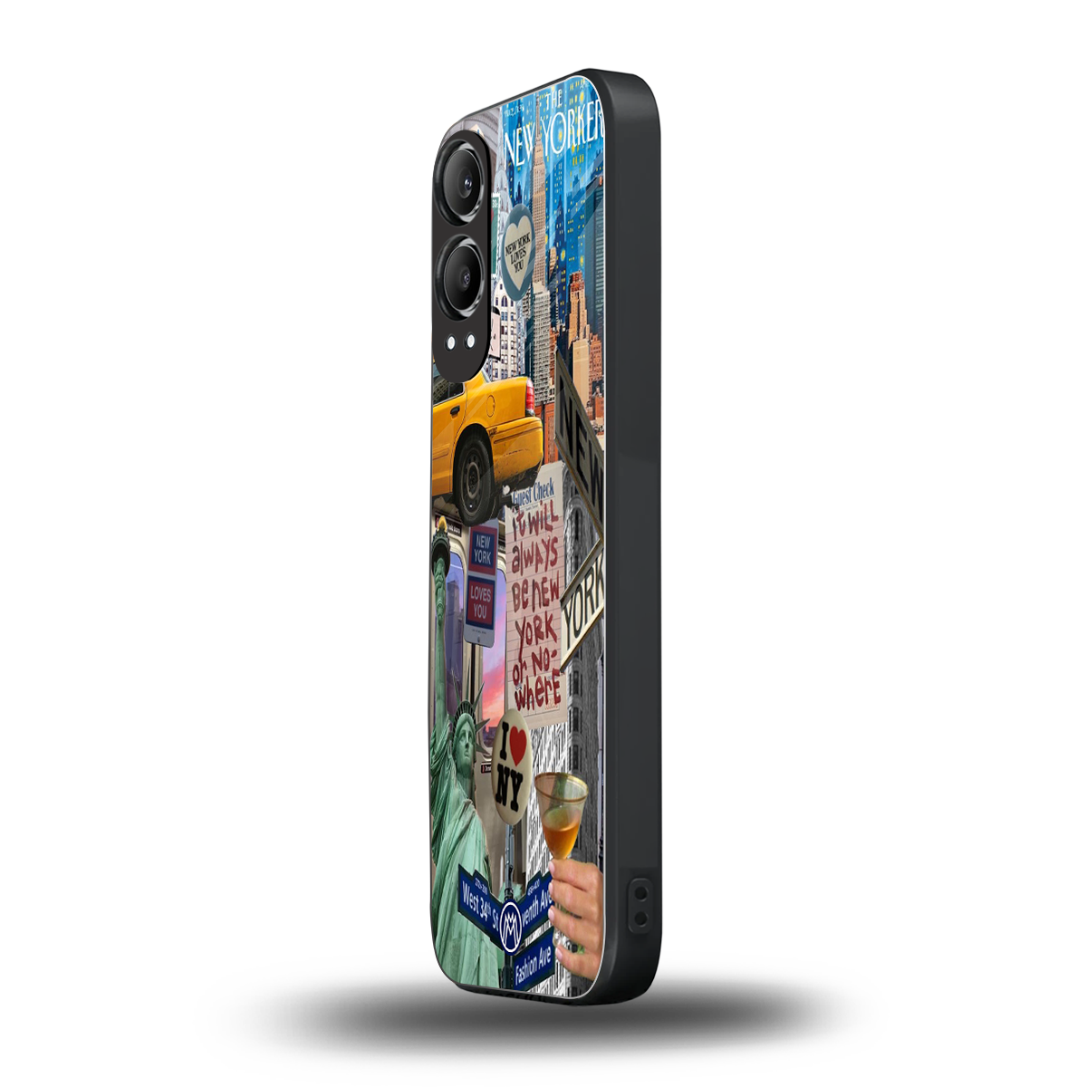 newyorker back phone cover | glass case for oneplus nord ce 4 lite