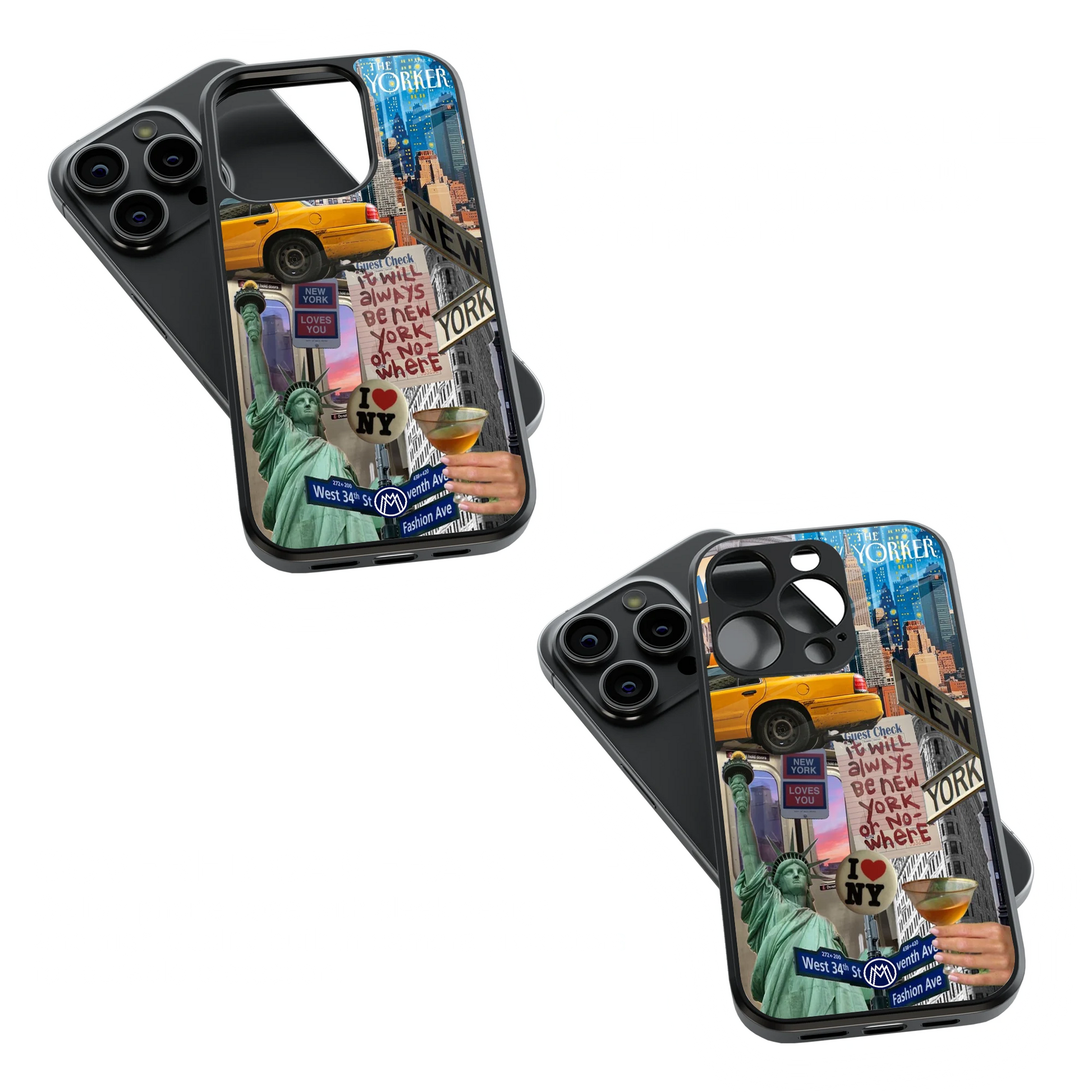 Trendy Glass Back Mobile Case for iPhone, Samsung, Redmi, OnePlus, Google Pixel, Motorola