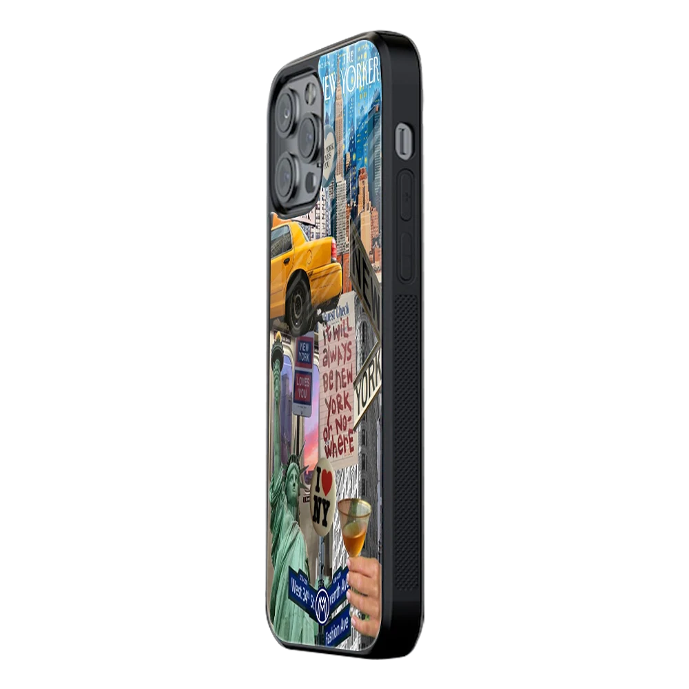 Slim Glass Back Phone Case for Multiple Brands โ iPhone, Samsung, Redmi, OnePlus, Oppo, Vivo