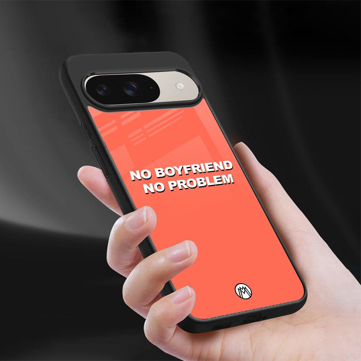 no boyfriend no problem back phone cover | glass case for google pixel 9