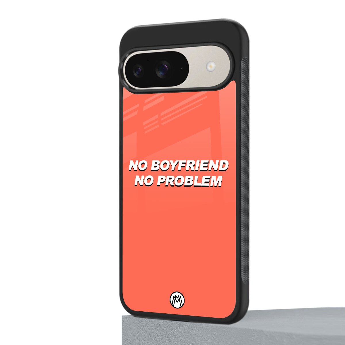 no boyfriend no problem back phone cover | glass case for google pixel 9
