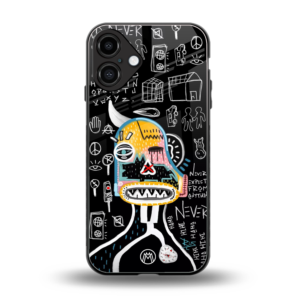 no expectations back phone cover | glass case for iphone 16 plus