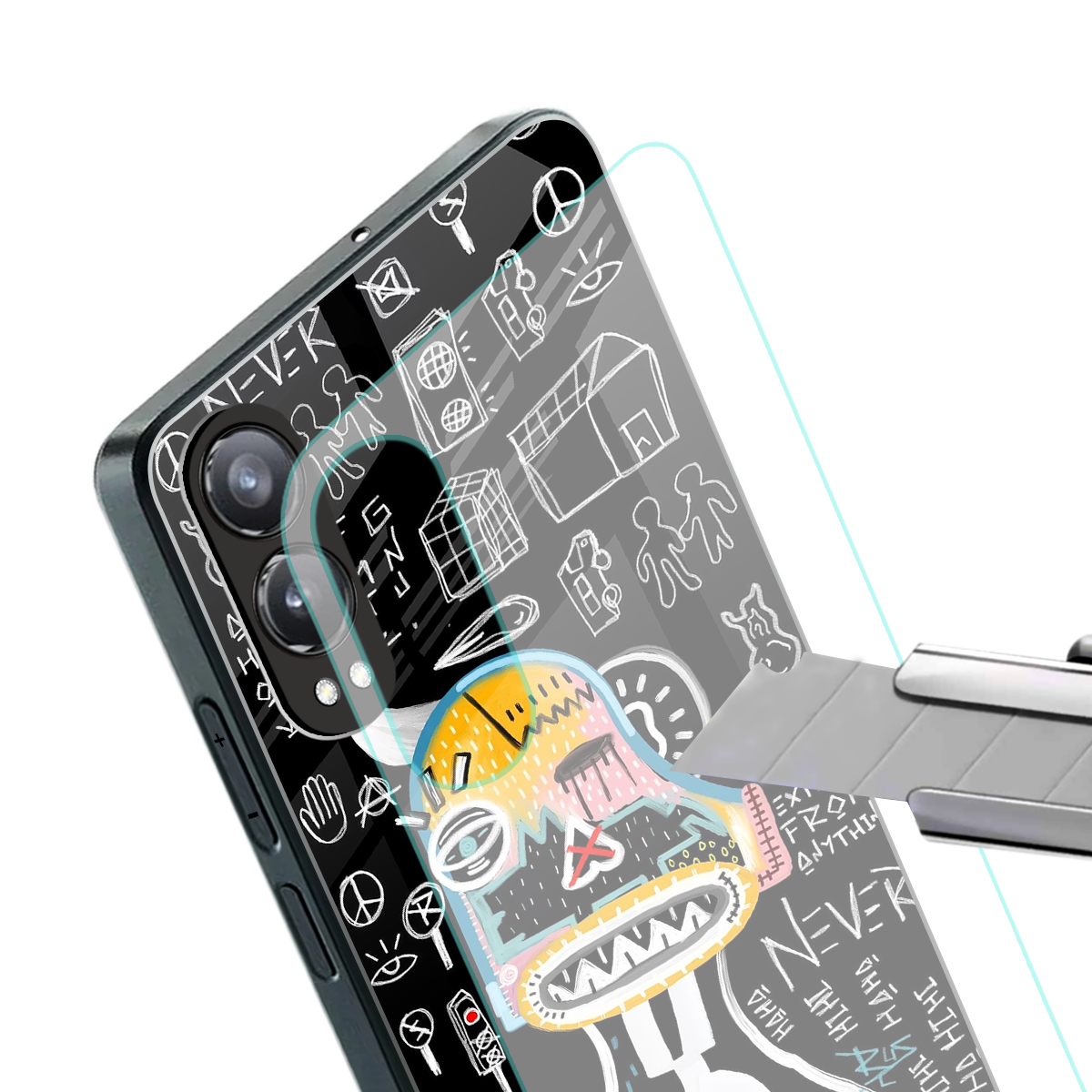 no expectations back phone cover | glass case for oneplus nord ce 4 lite