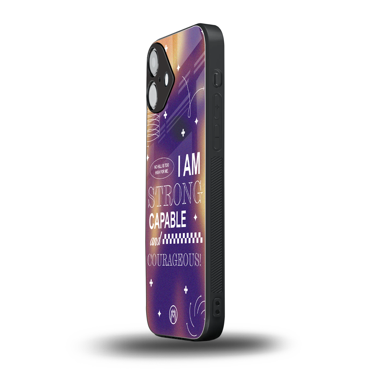 no limits back phone cover | glass case for iphone 16 plus