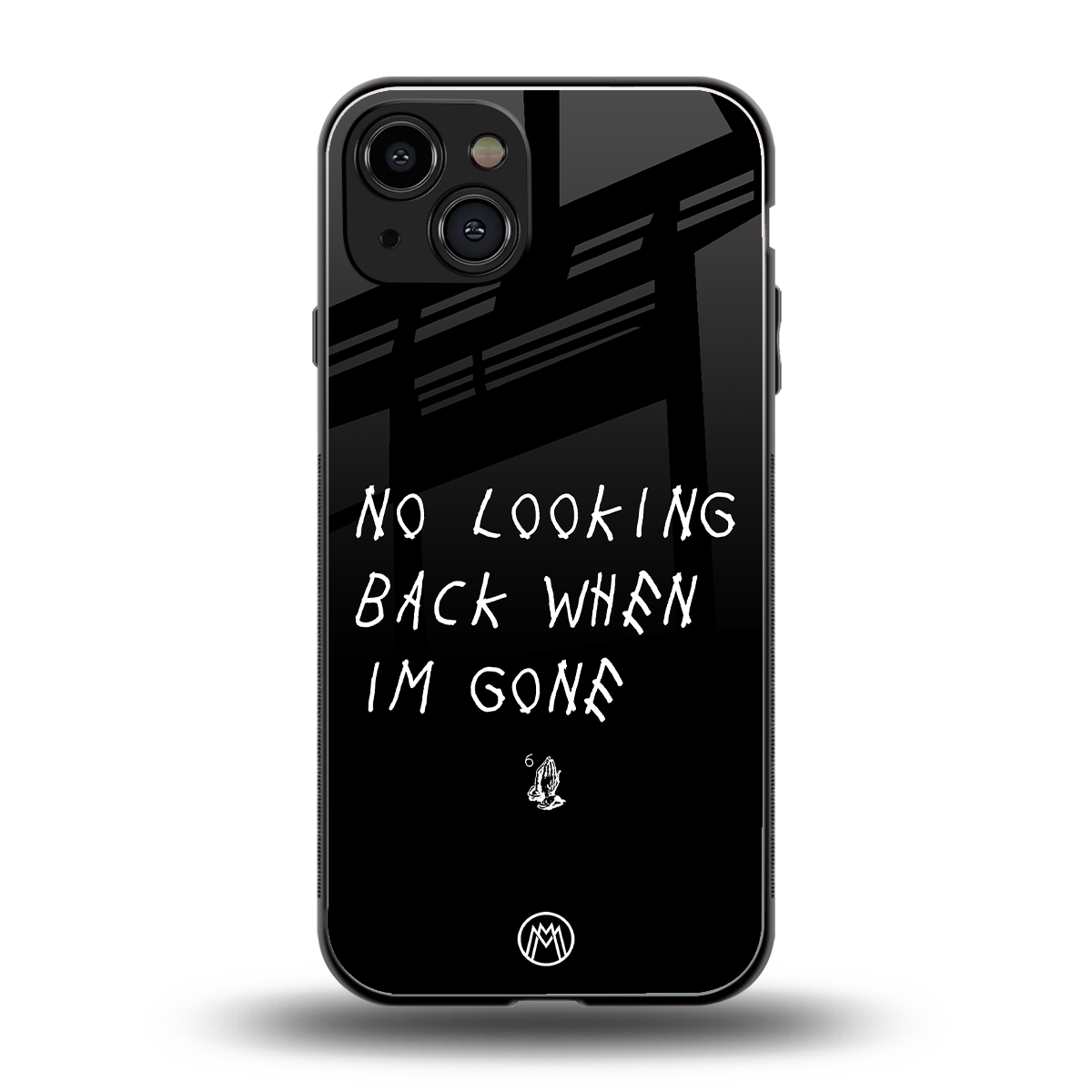 no looking back back phone cover | glass case for iphone 15