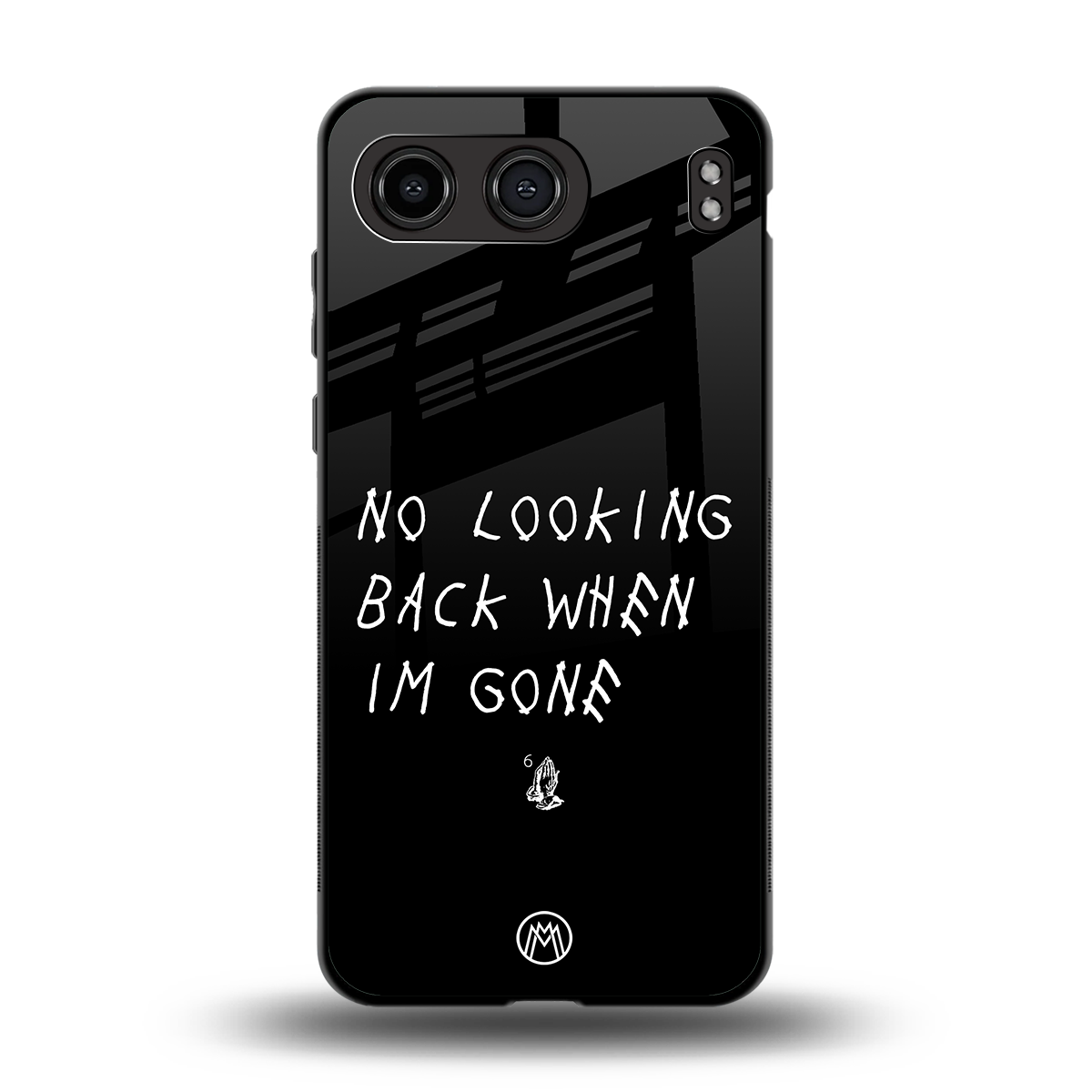 no looking back back phone cover | glass case for oneplus nord 4
