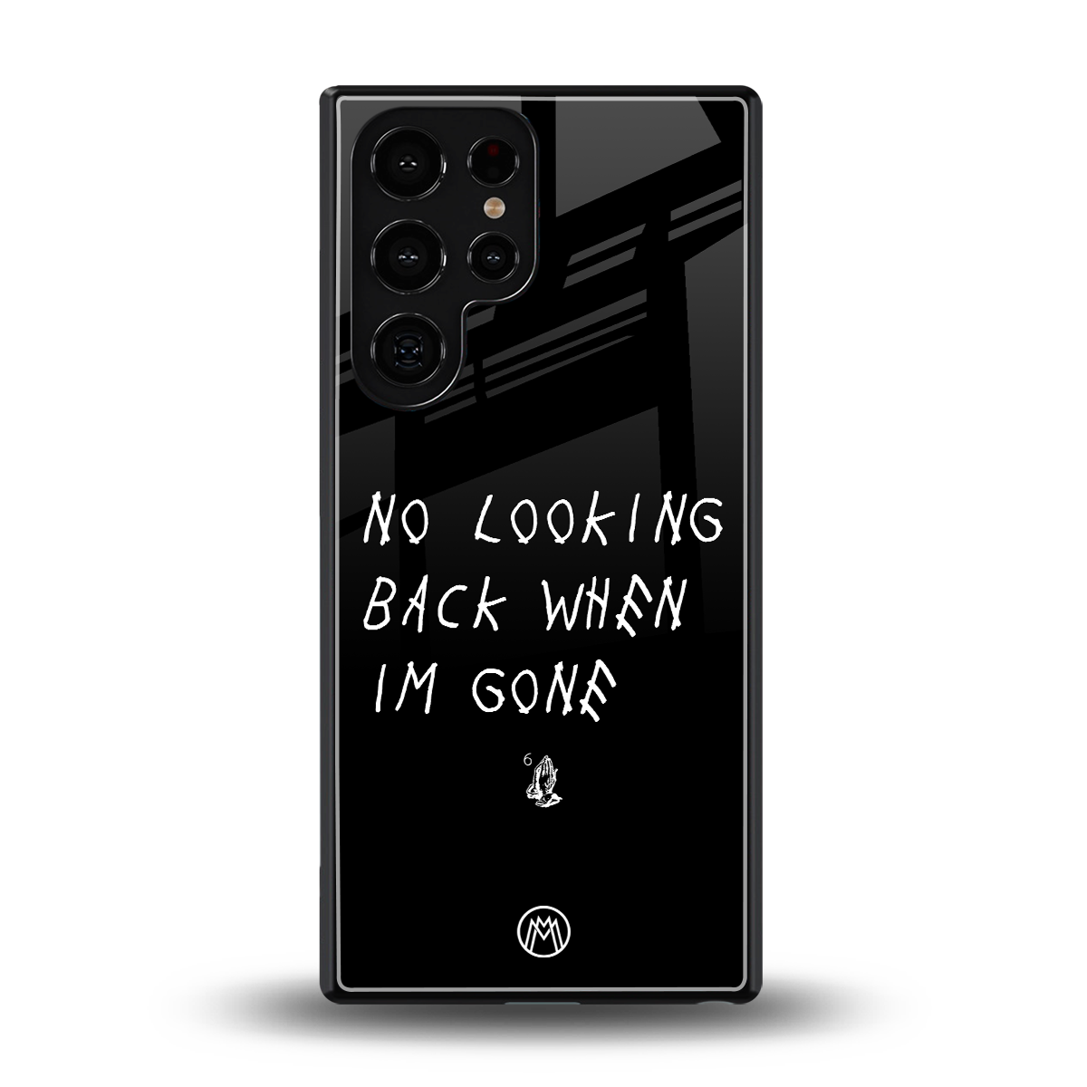 no looking back back phone cover | glass case for samsung galaxy s25 ultra