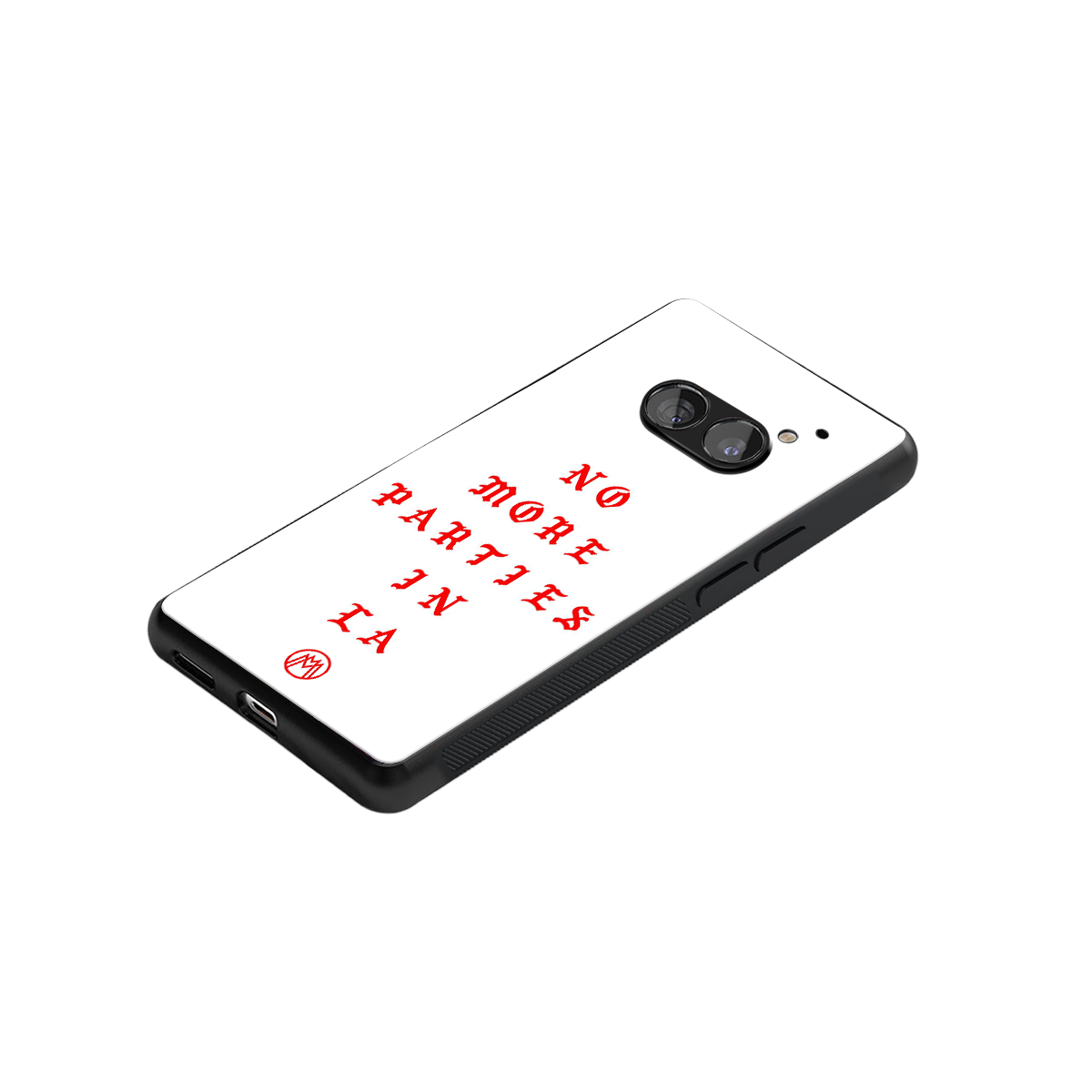 no more parties in la back phone cover | glass case for nothing phone 2a