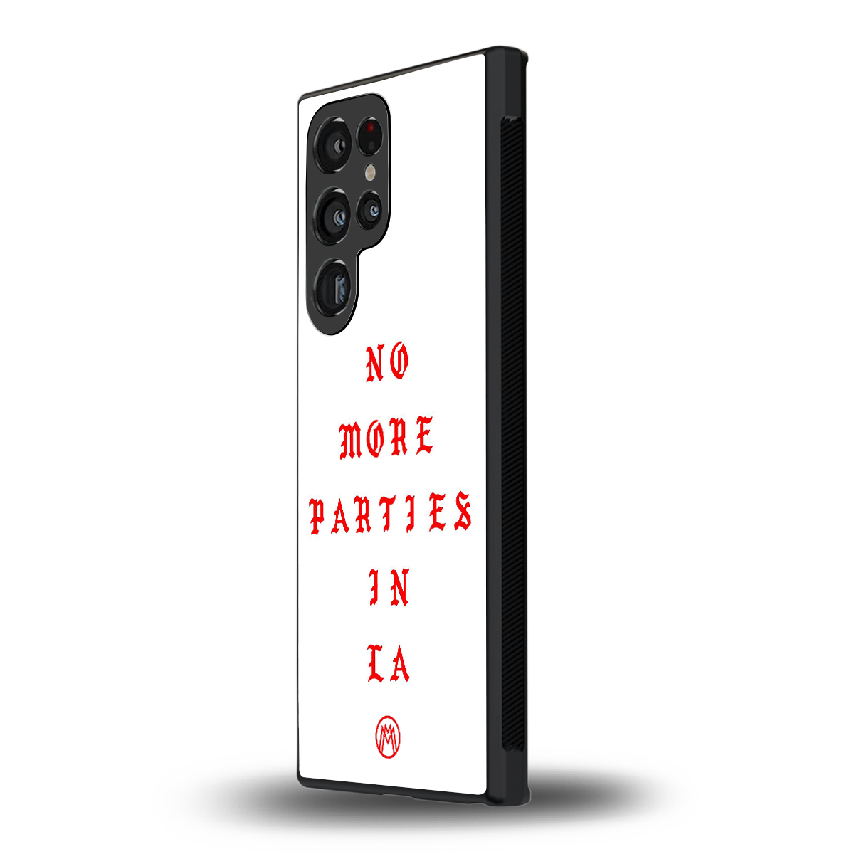 no more parties in la back phone cover | glass case for samsung galaxy s24 ultra