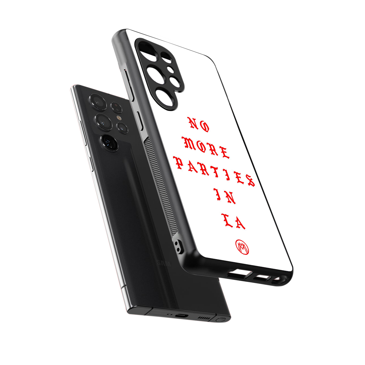 no more parties in la back phone cover | glass case for samsung galaxy s25 ultra