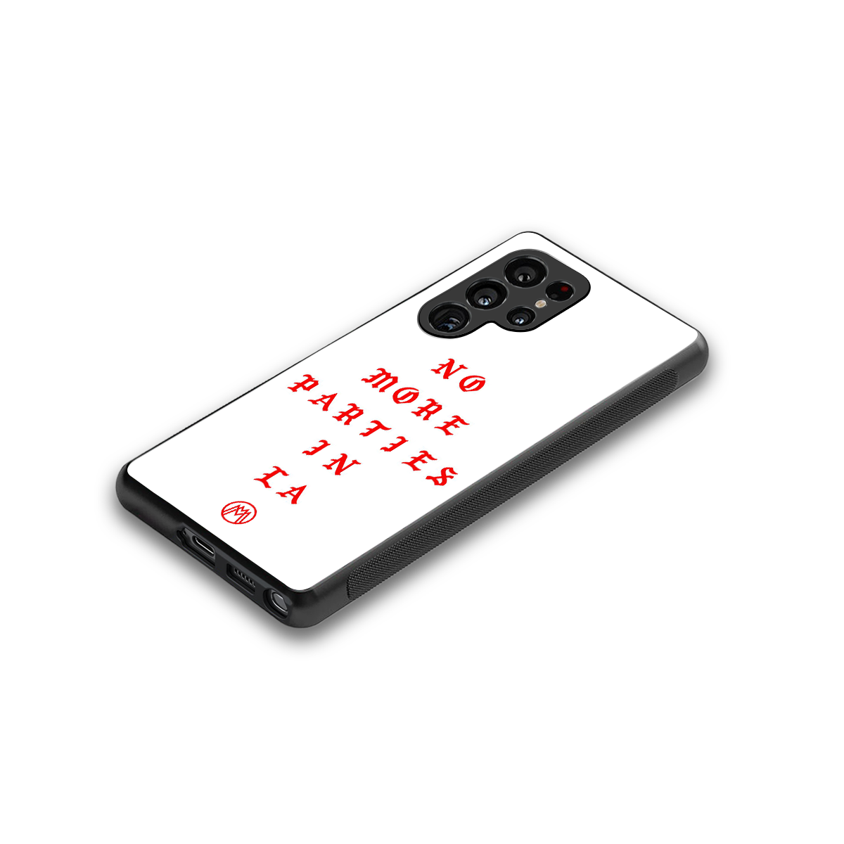 no more parties in la back phone cover | glass case for samsung galaxy s25 ultra