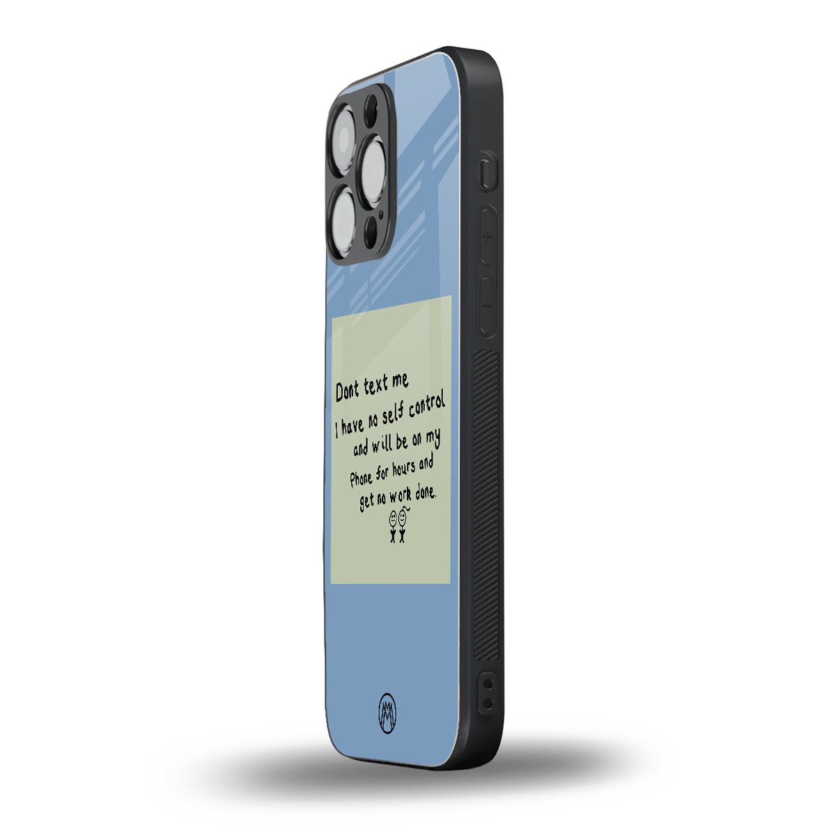 no self control back phone cover | glass case for iphone 14 pro max