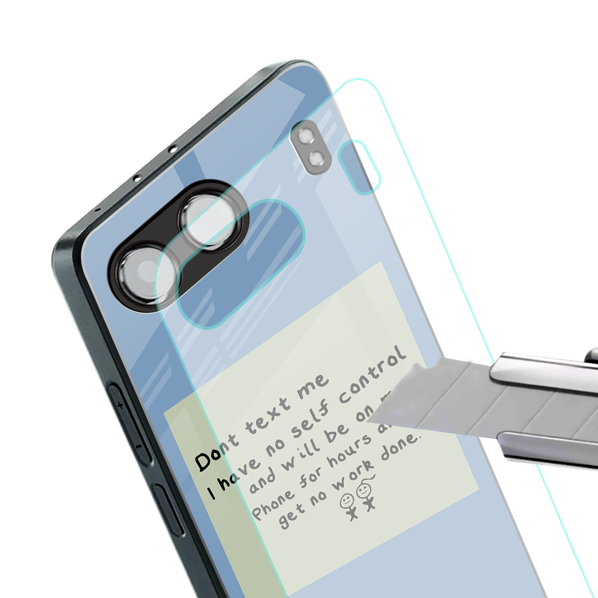 no self control back phone cover | glass case for oneplus nord 4