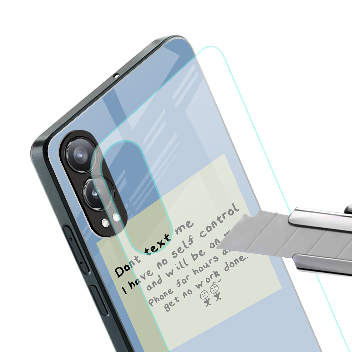 no self control back phone cover | glass case for oneplus nord ce 4 lite