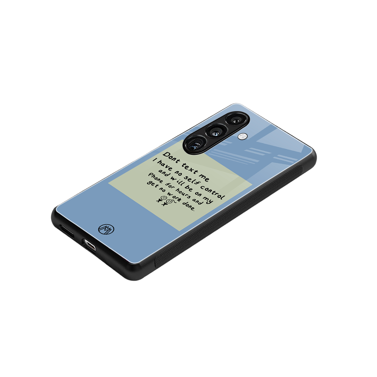 no self control back phone cover | glass case for samsung galaxy s23 plus