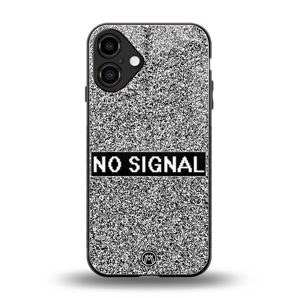 no signal back phone cover | glass case for iphone 16 plus