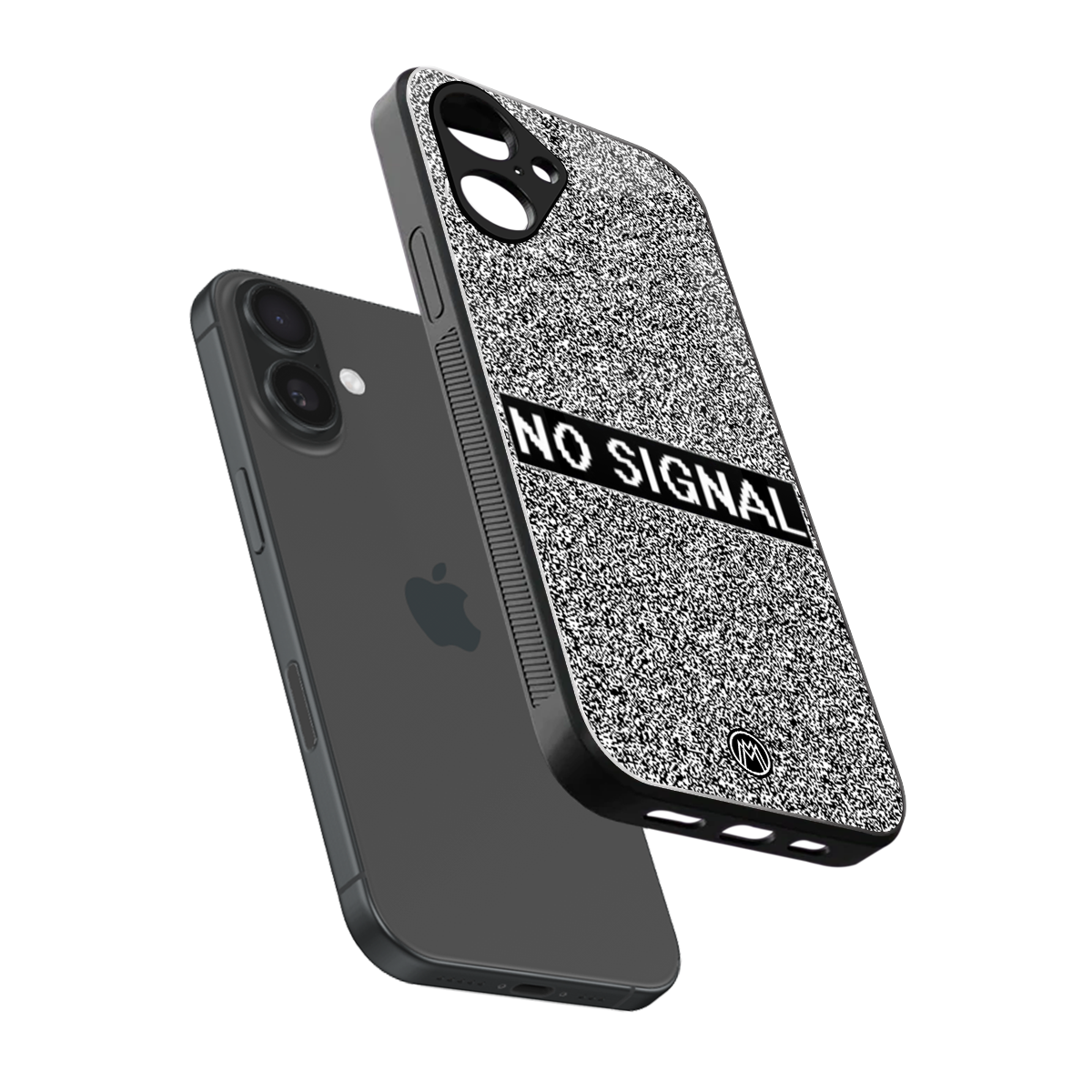 no signal back phone cover | glass case for iphone 16
