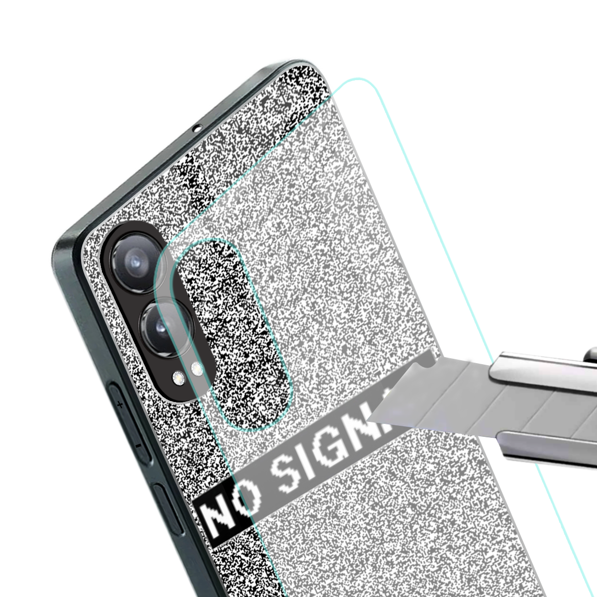 no signal back phone cover | glass case for oneplus nord ce 4 lite