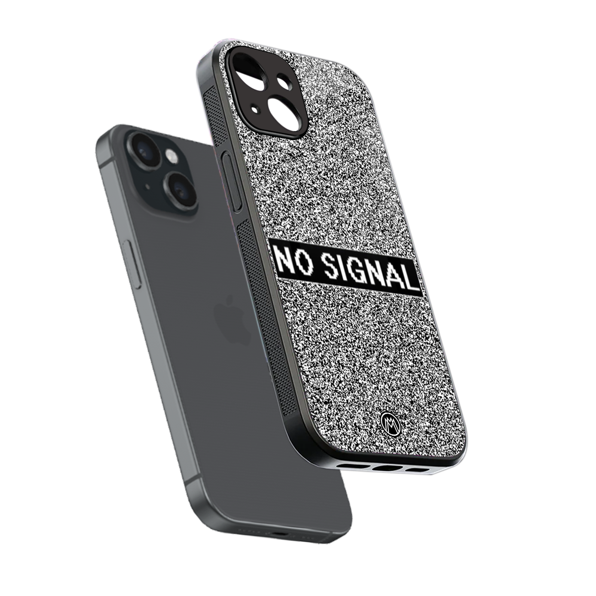 no signal back phone cover | glass case for iphone 15