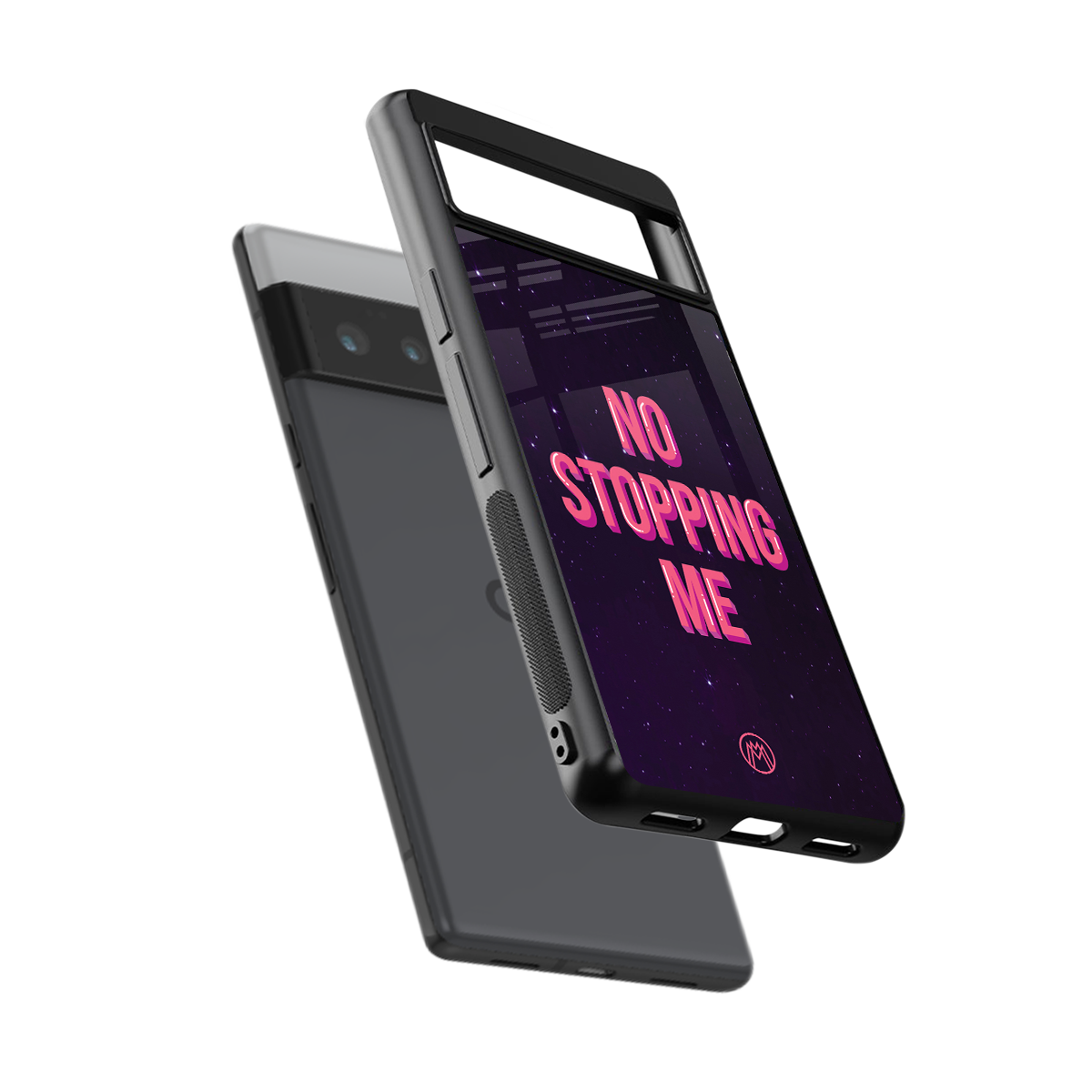 no stopping me back phone cover | glass case for google pixel 6 pro