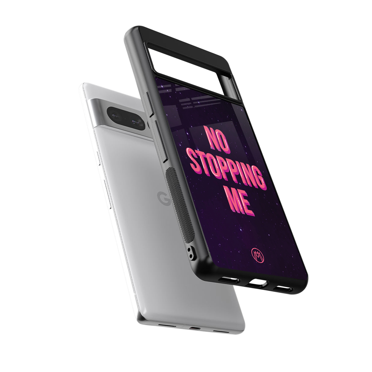 no stopping me back phone cover | glass case for google pixel 7 pro