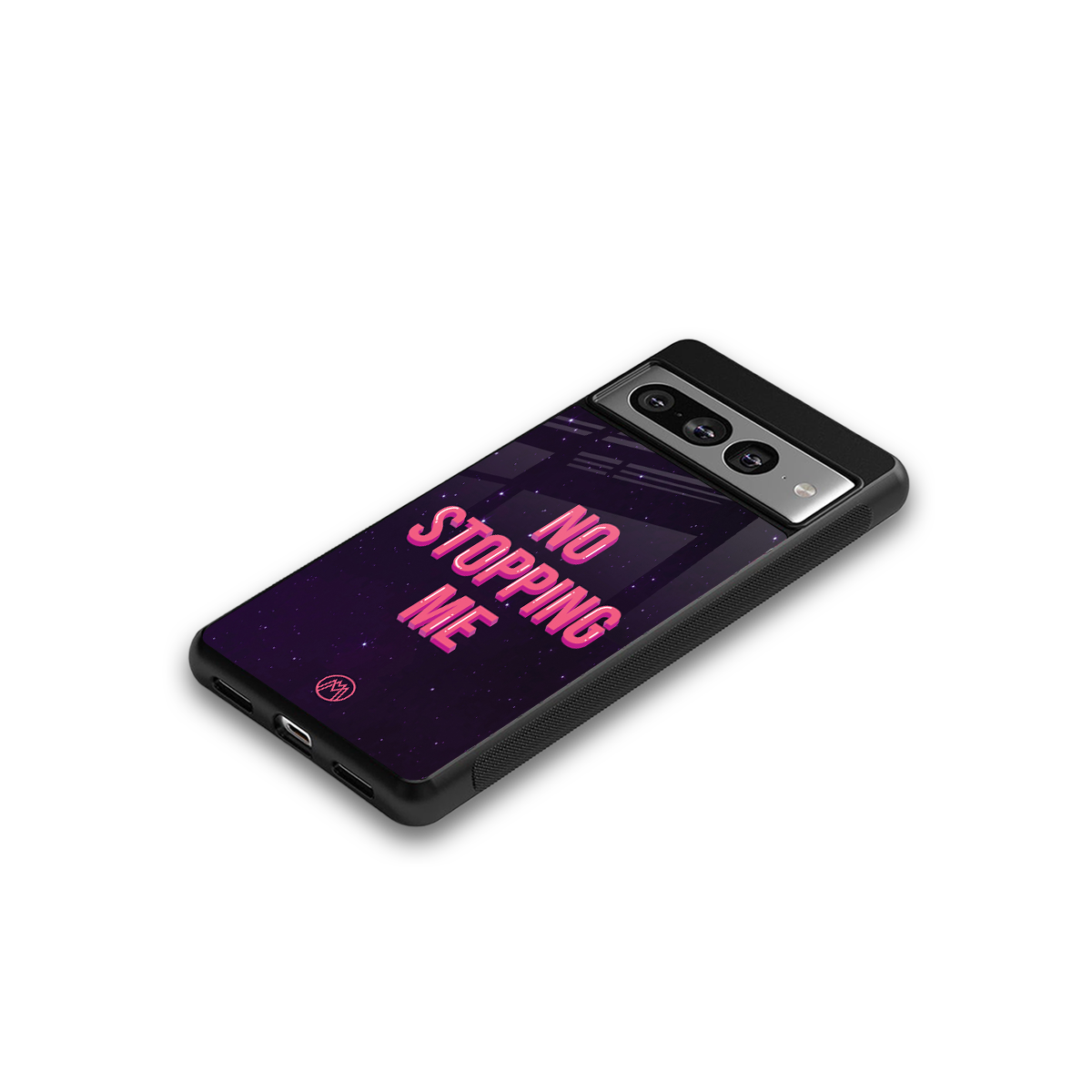 no stopping me back phone cover | glass case for google pixel 7 pro