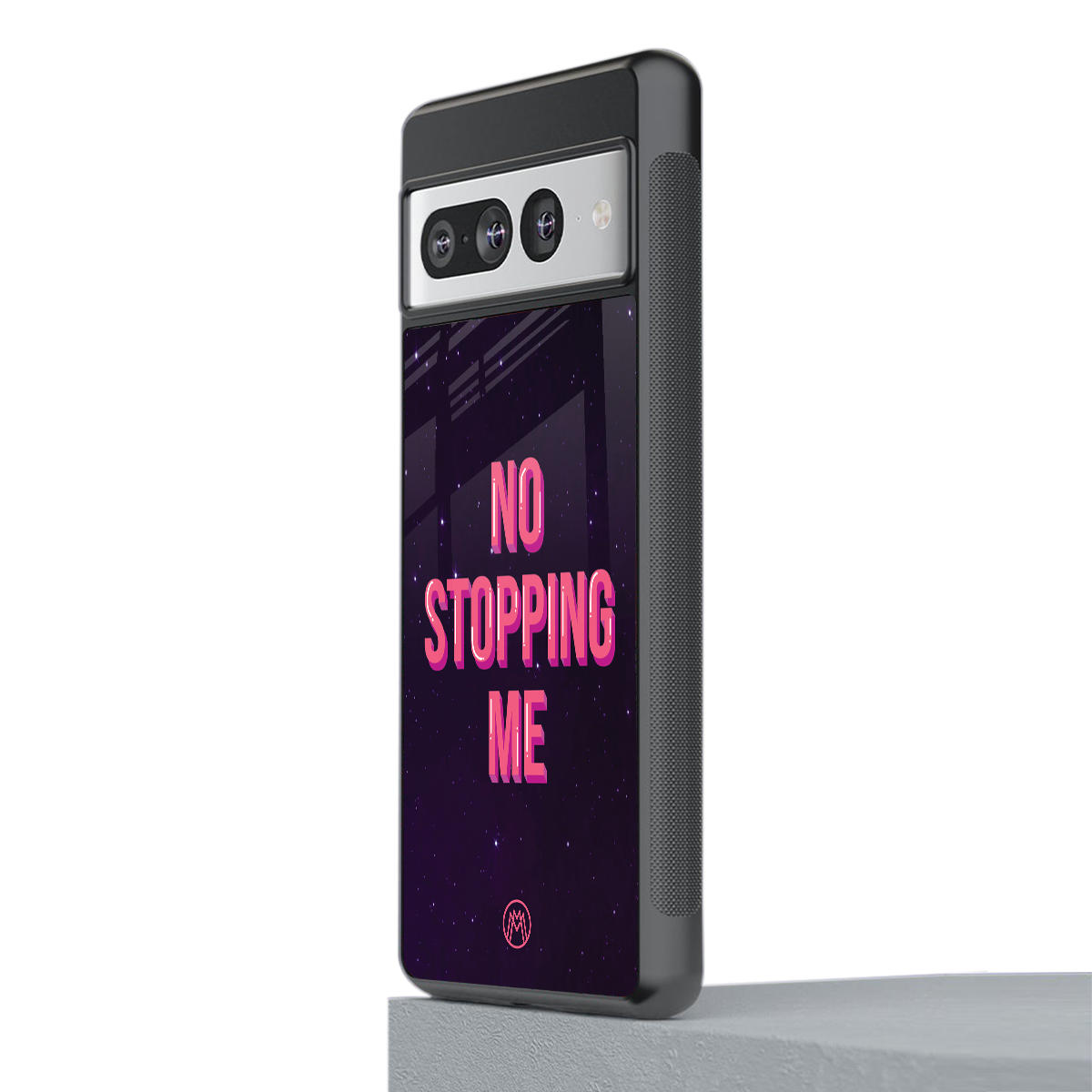 no stopping me back phone cover | glass case for google pixel 7 pro