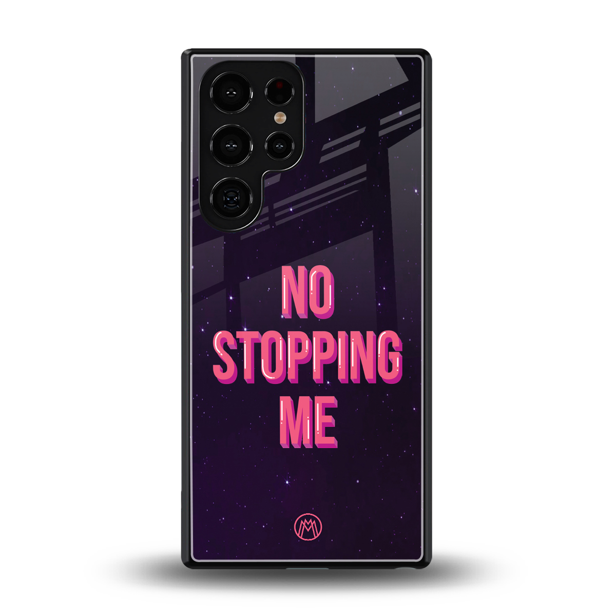 no stopping me back phone cover | glass case for samsung galaxy s25 ultra