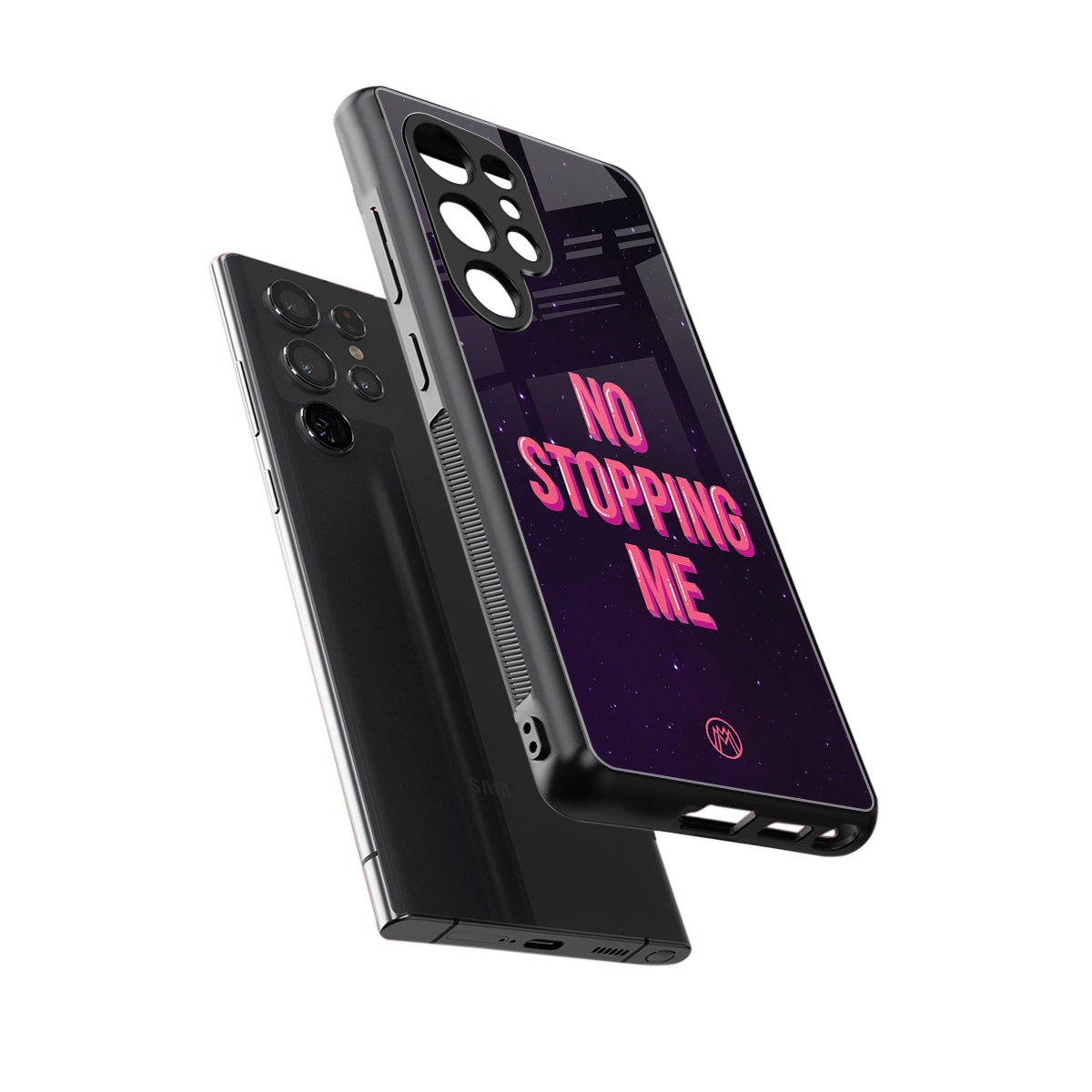 no stopping me back phone cover | glass case for samsung galaxy s25 ultra