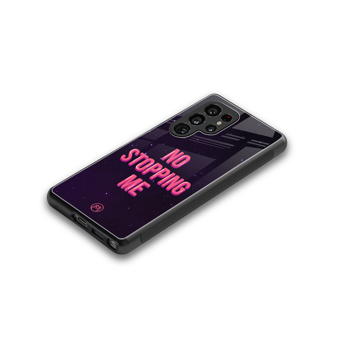 no stopping me back phone cover | glass case for samsung galaxy s25 ultra