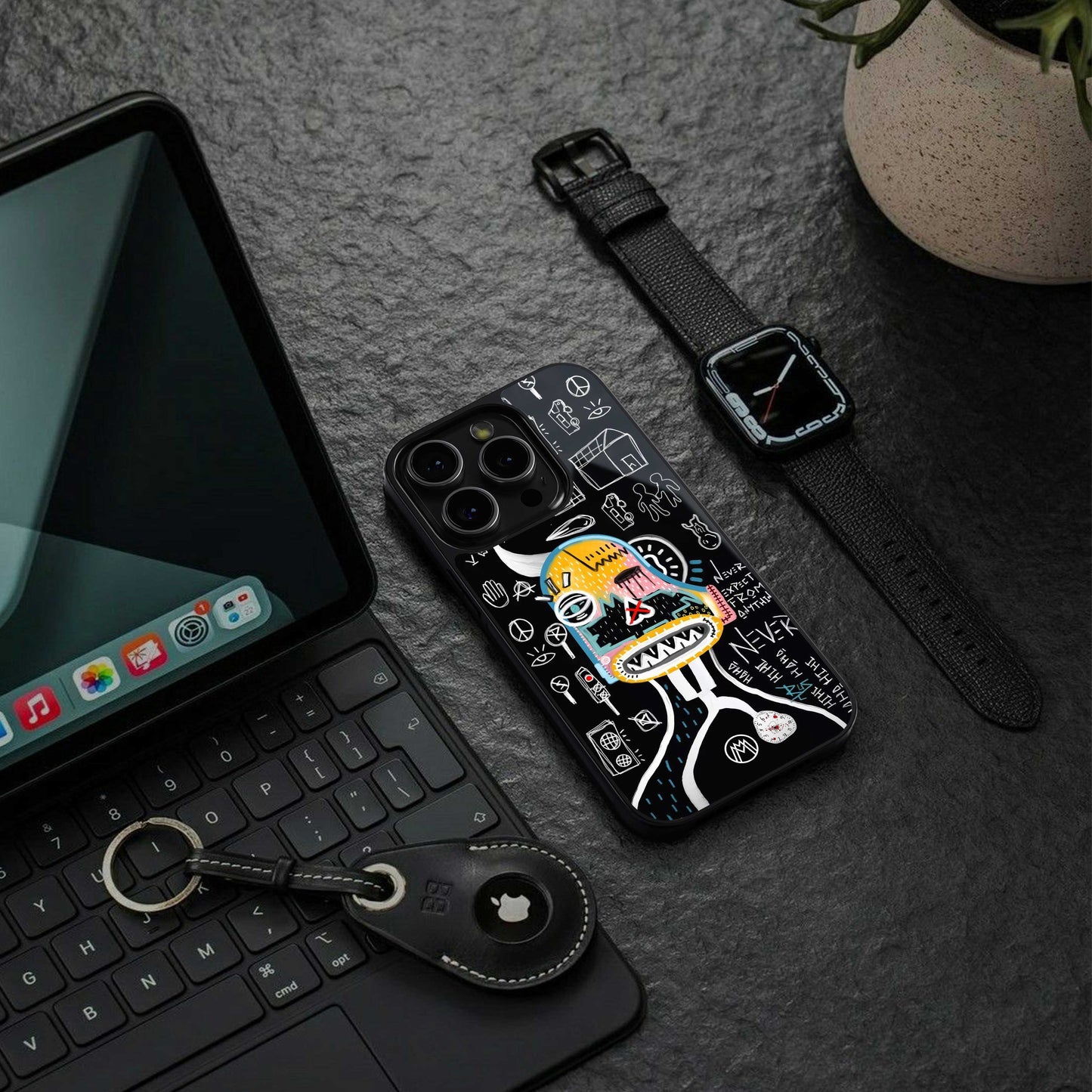 no expectations back phone cover | glass case for iphone 14 pro max