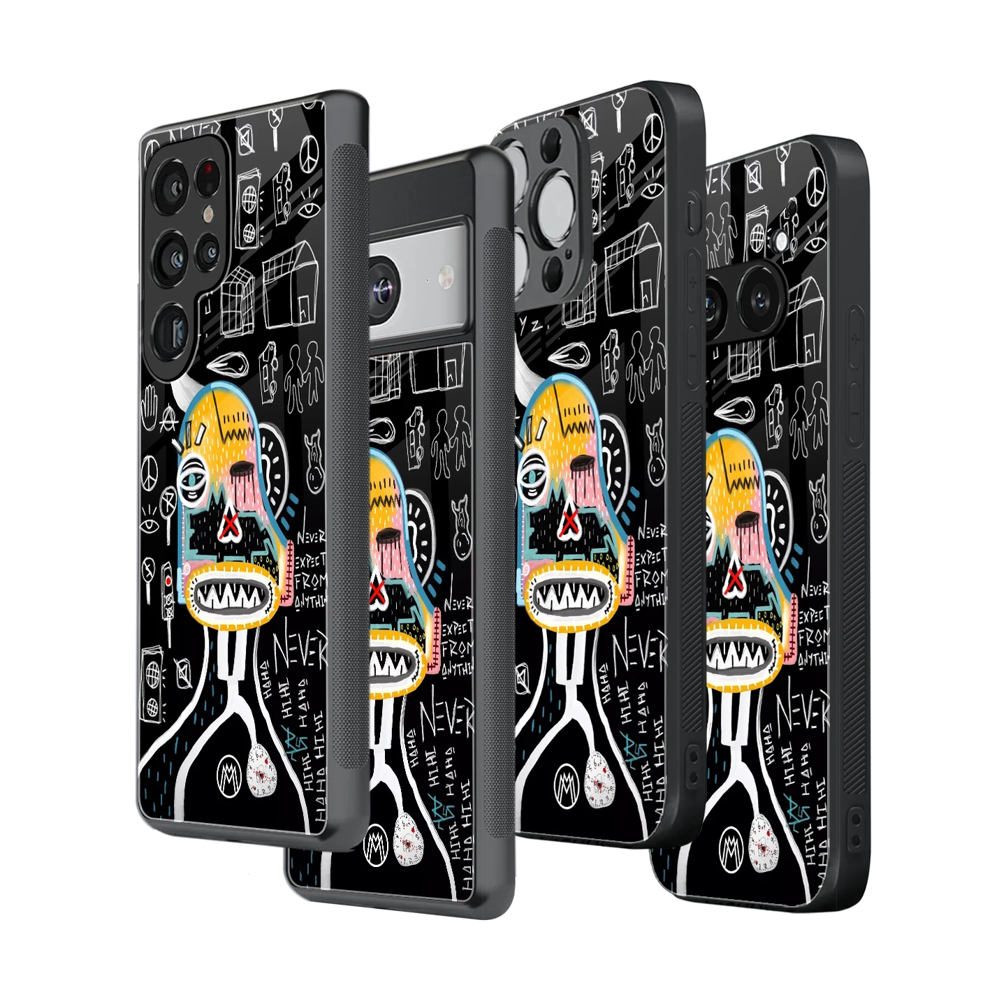 Stylish Glass Back Case for All Smartphones โ iPhone, Samsung, OnePlus, Pixel, Redmi, Oppo, Vivo, Motorola