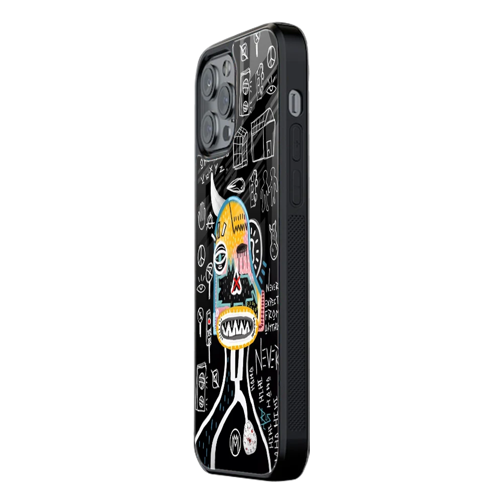 Slim Glass Back Phone Case for Multiple Brands โ iPhone, Samsung, Redmi, OnePlus, Oppo, Vivo