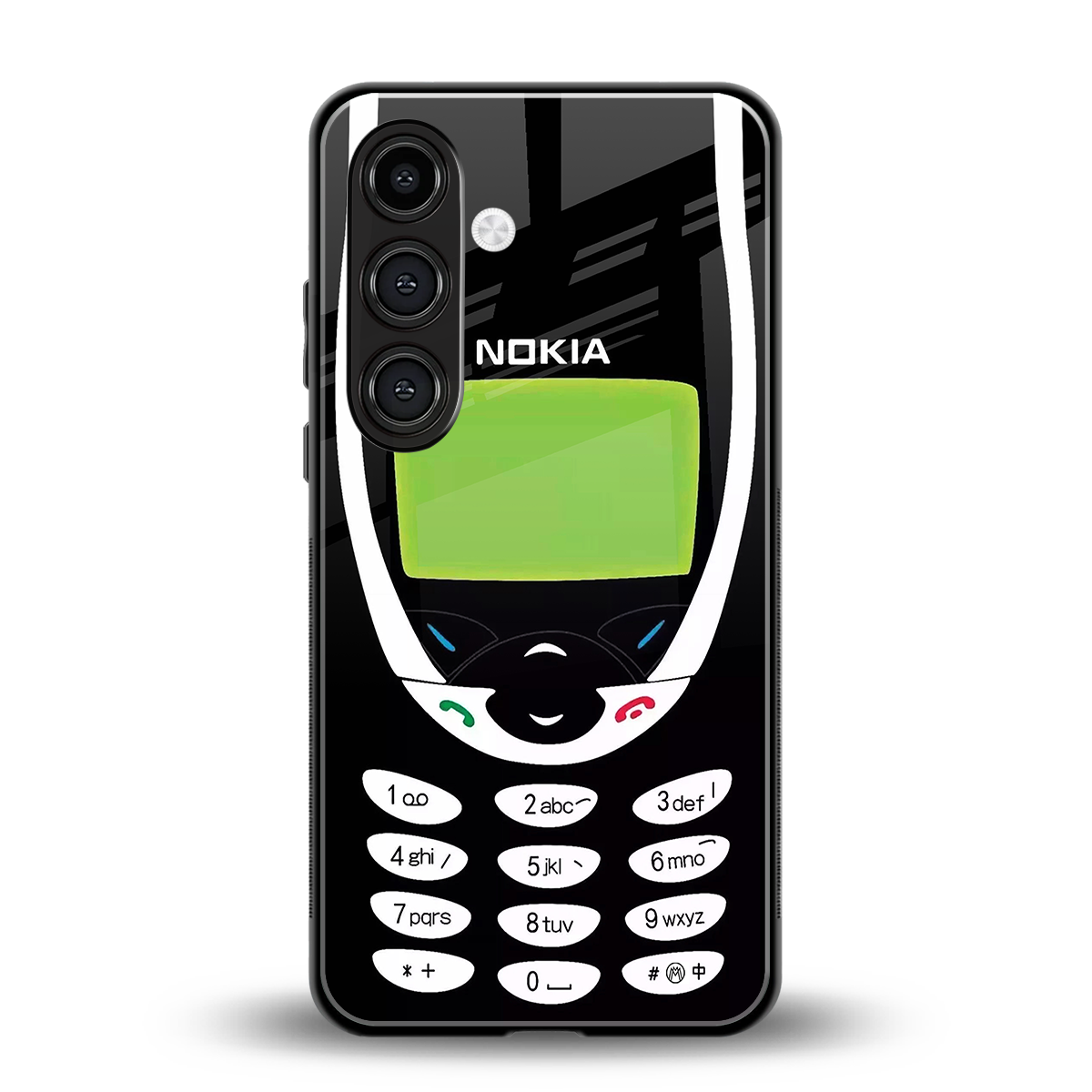 nokia 3310 vintage back phone cover | glass case for samsung galaxy s25