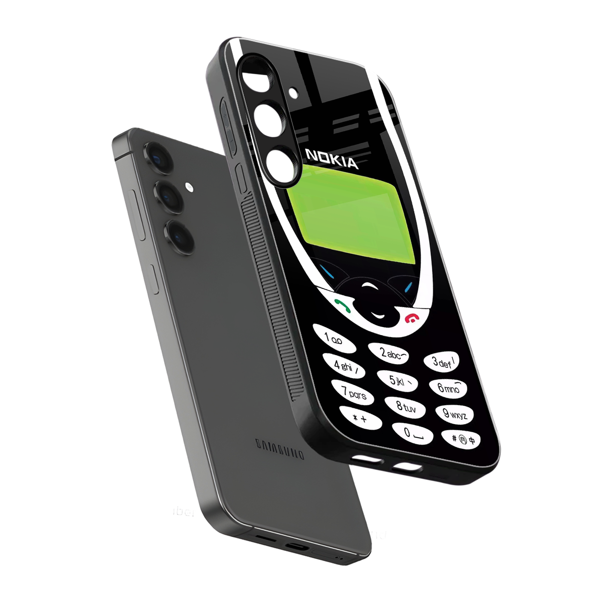 nokia 3310 vintage back phone cover | glass case for samsung galaxy s25