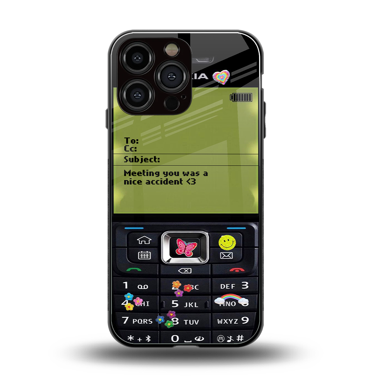nokia vintage back phone cover | glass case for iphone 13 pro max