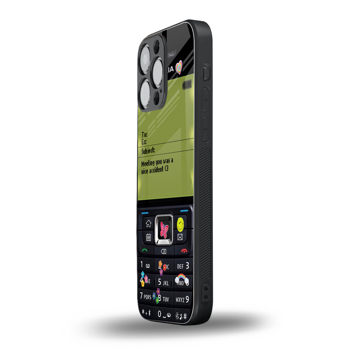nokia vintage back phone cover | glass case for iphone 13 pro max