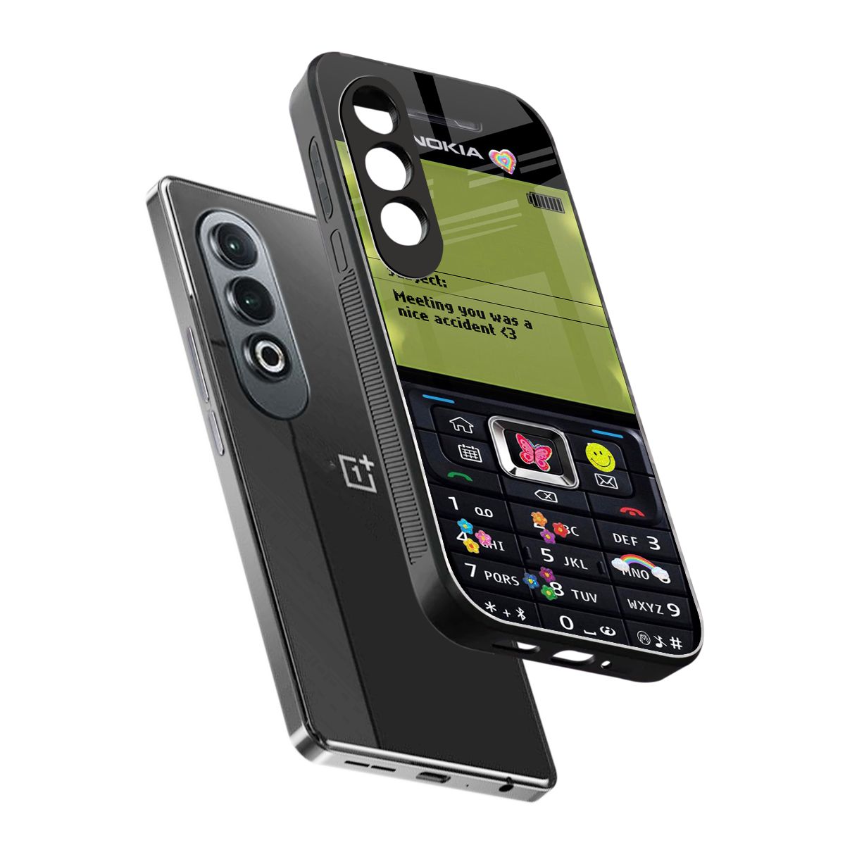 nokia vintage back phone cover | glass case for oneplus nord ce 4