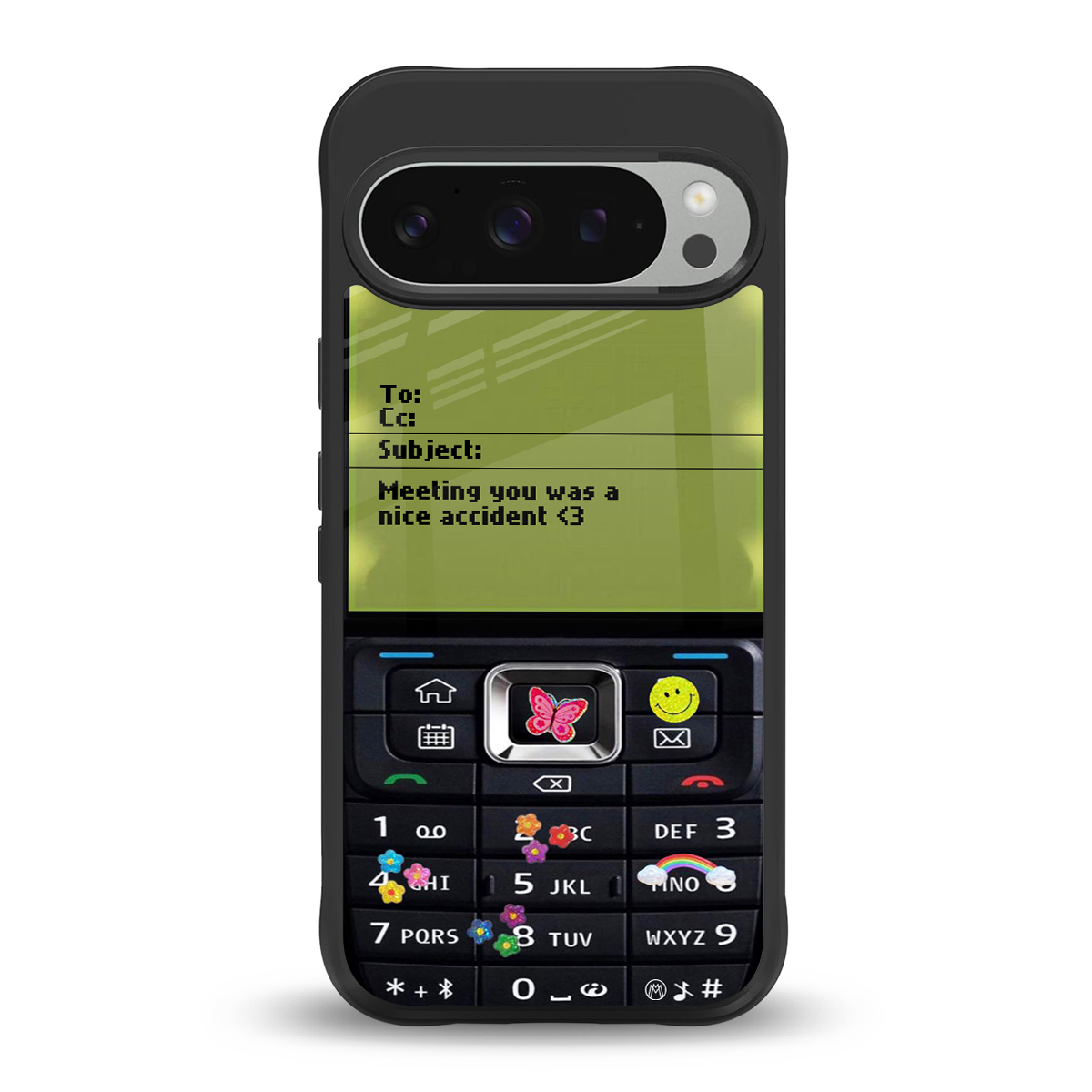 nokia vintage back phone cover | glass case for google pixel 9 pro