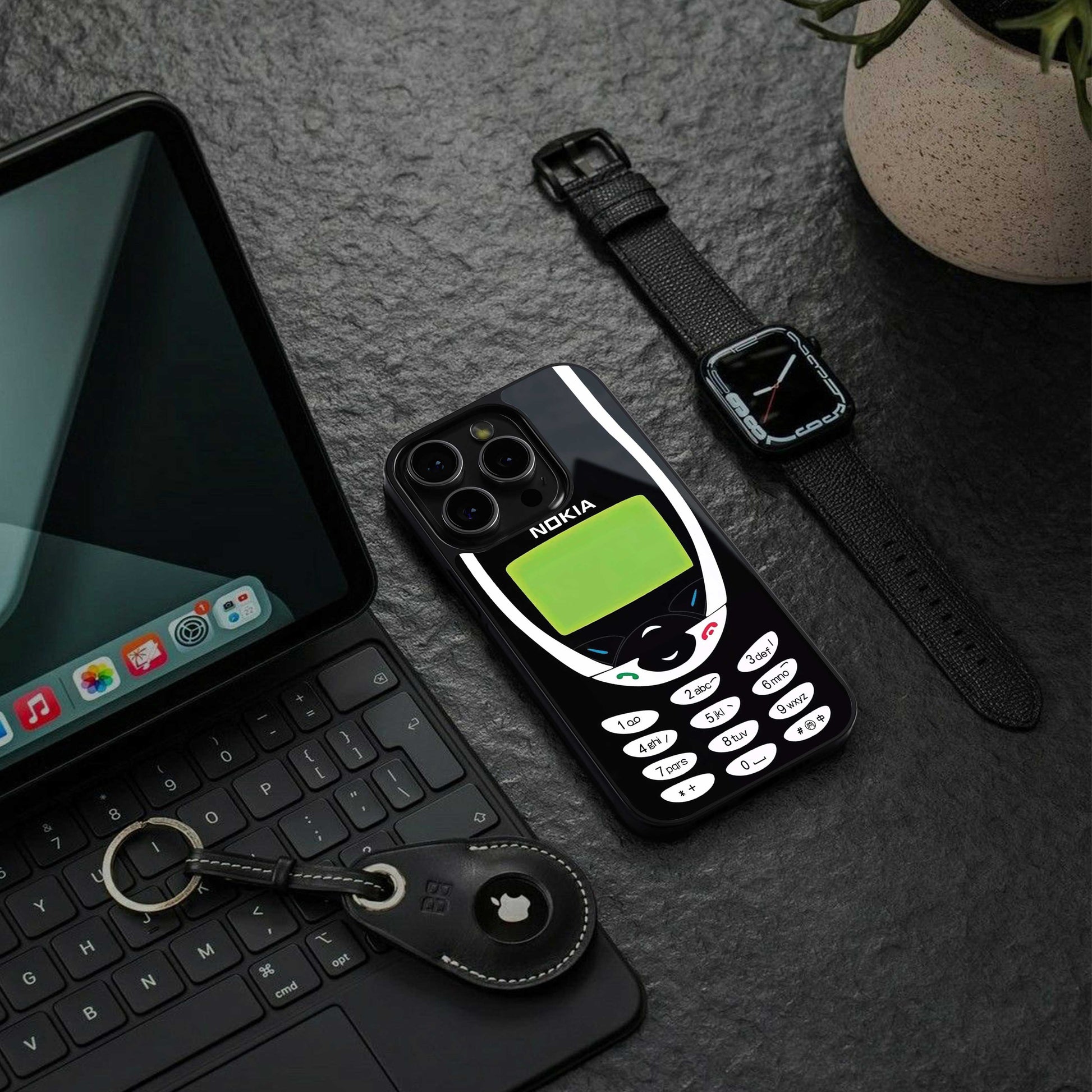 nokia 3310 vintage back phone cover | glass case for samsung galaxy s25