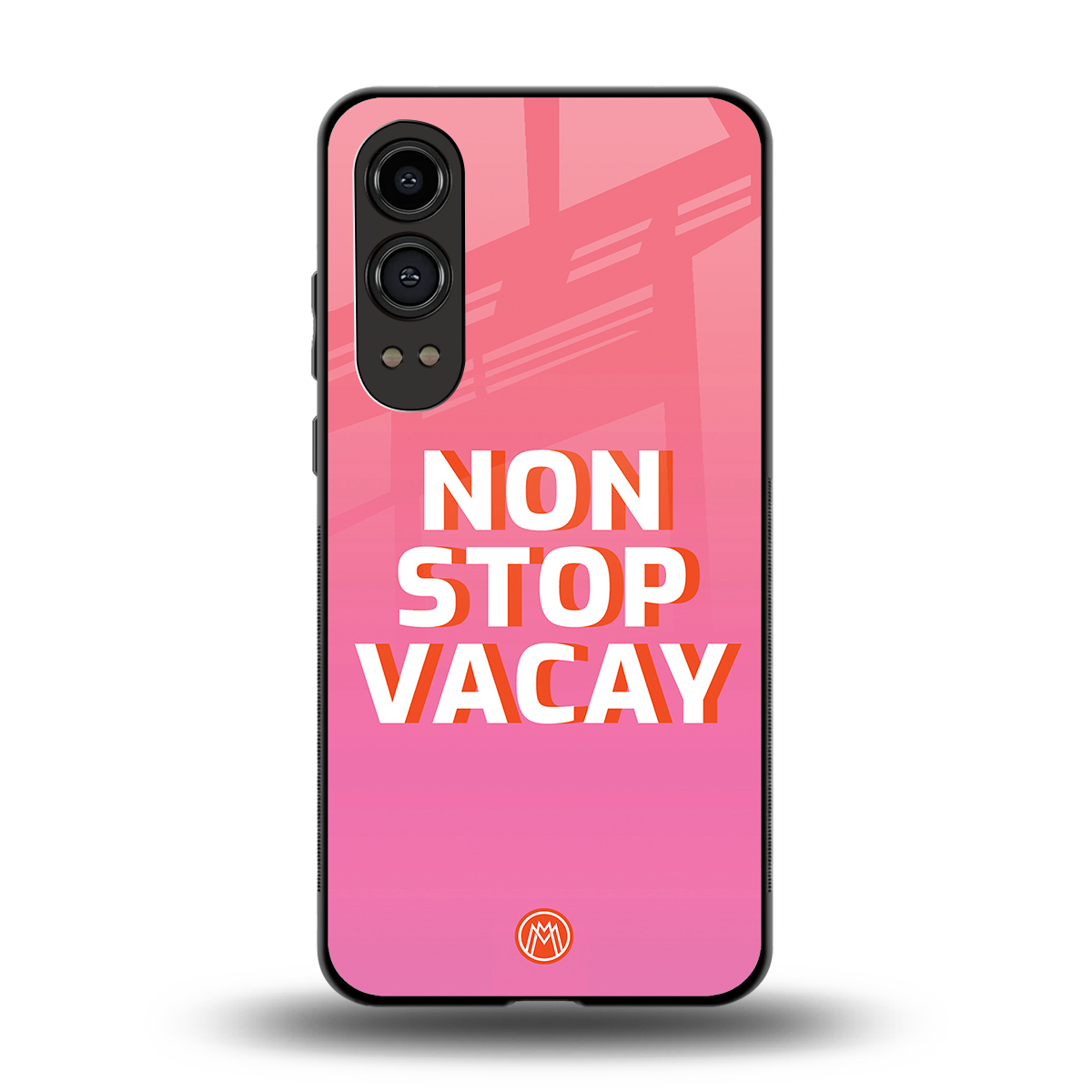 non stop vacay back phone cover | glass case for oneplus nord ce 4 lite