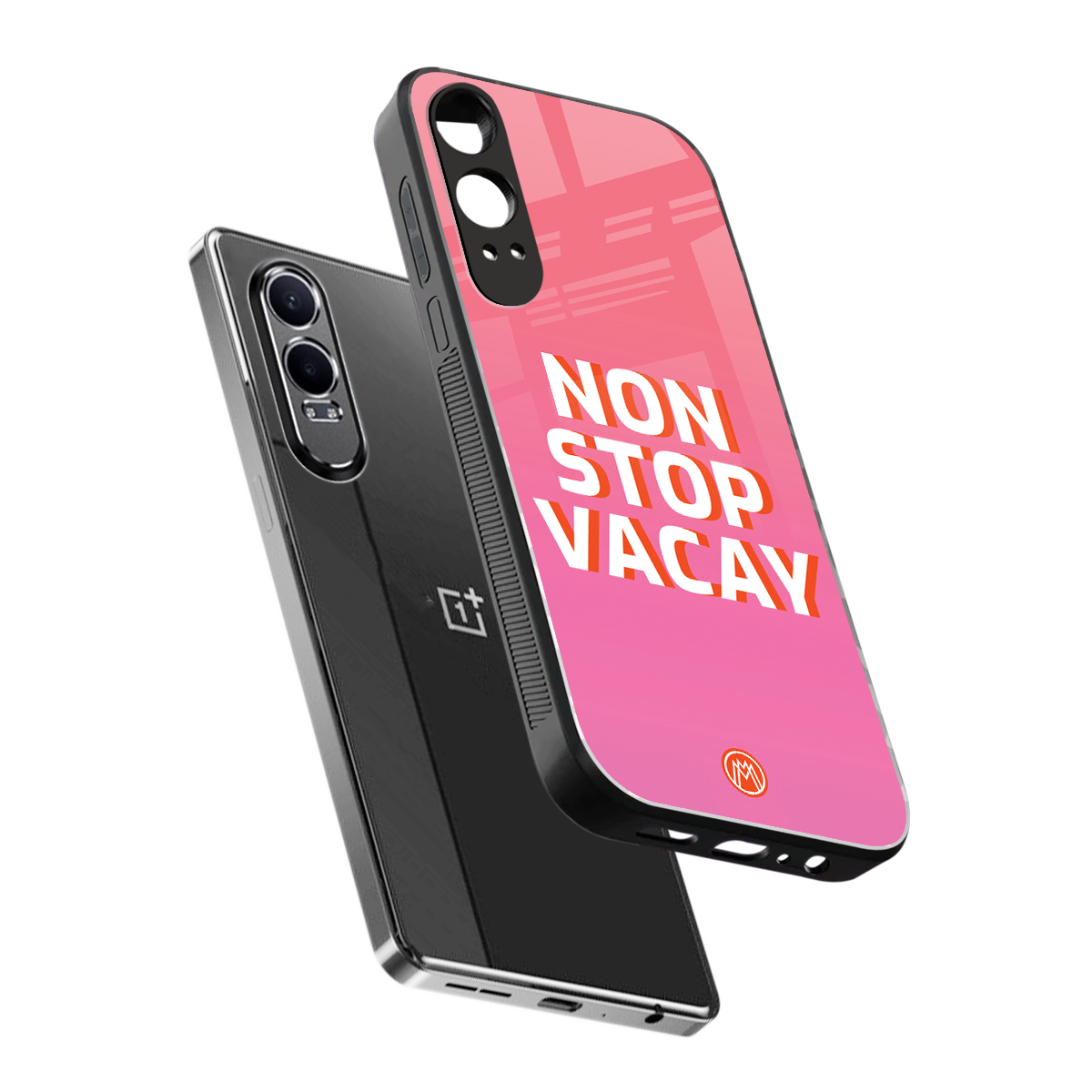 non stop vacay back phone cover | glass case for oneplus nord ce 4 lite