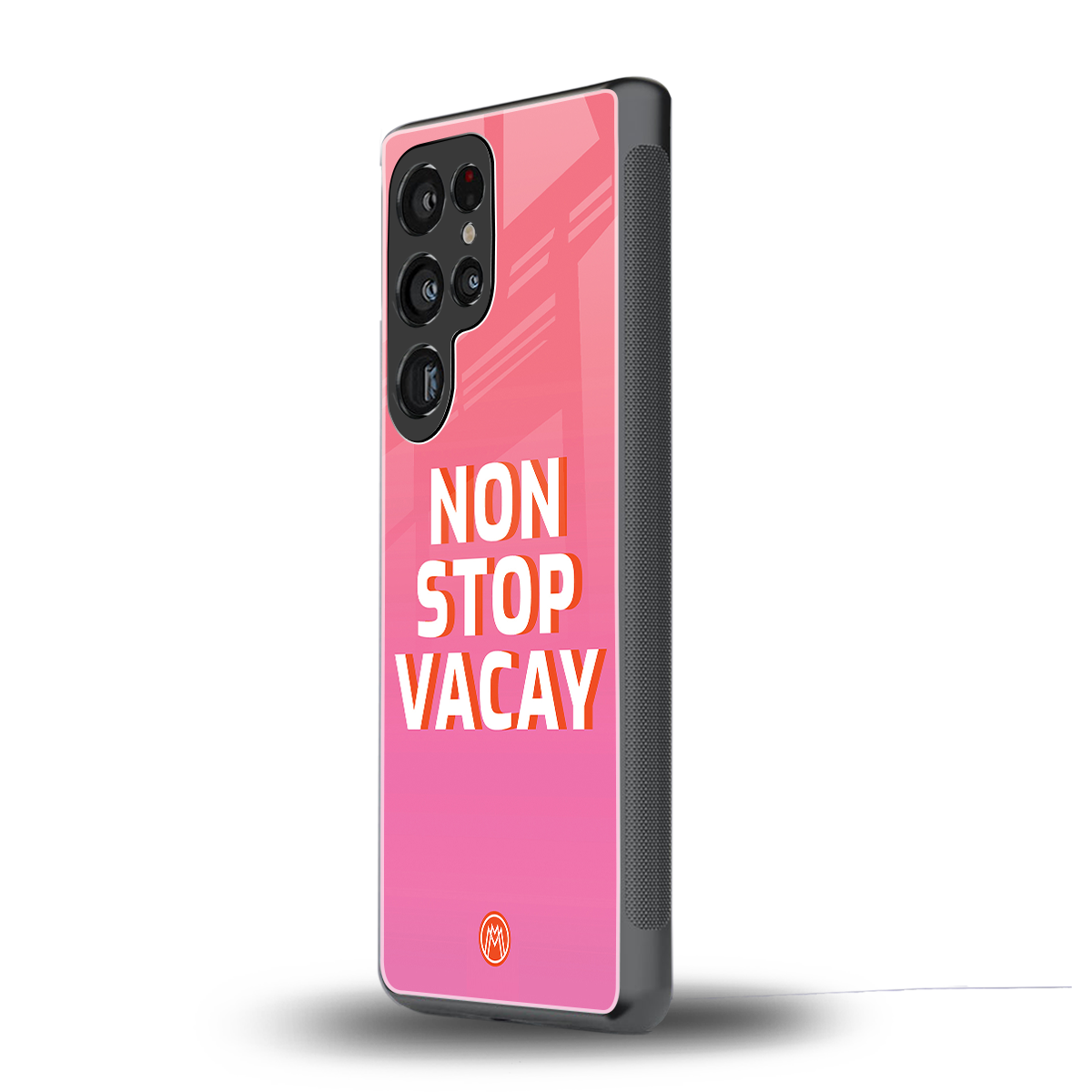 non stop vacay back phone cover | glass case for samsung galaxy s25 ultra