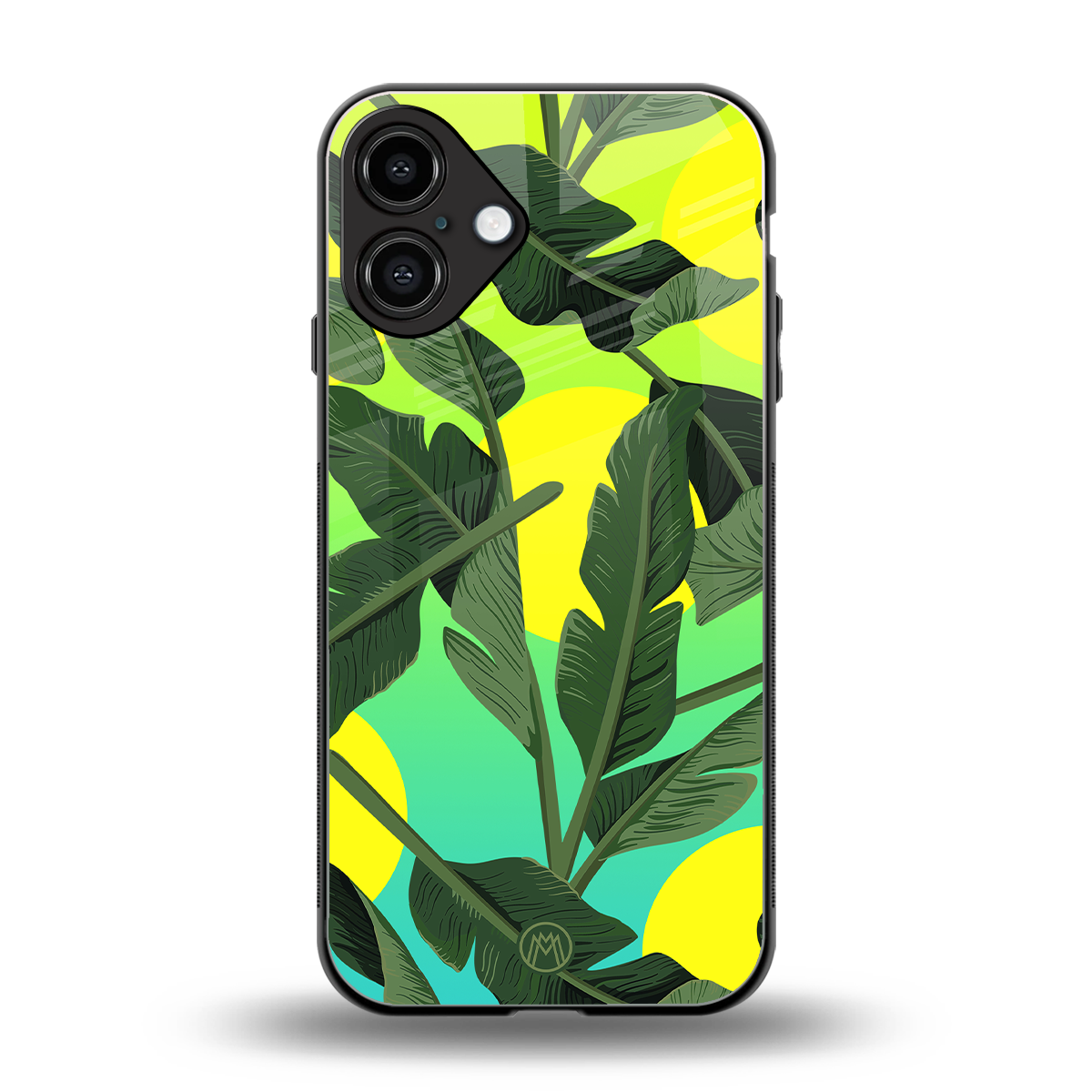 nostalgic floral back phone cover | glass case for iphone 16 plus