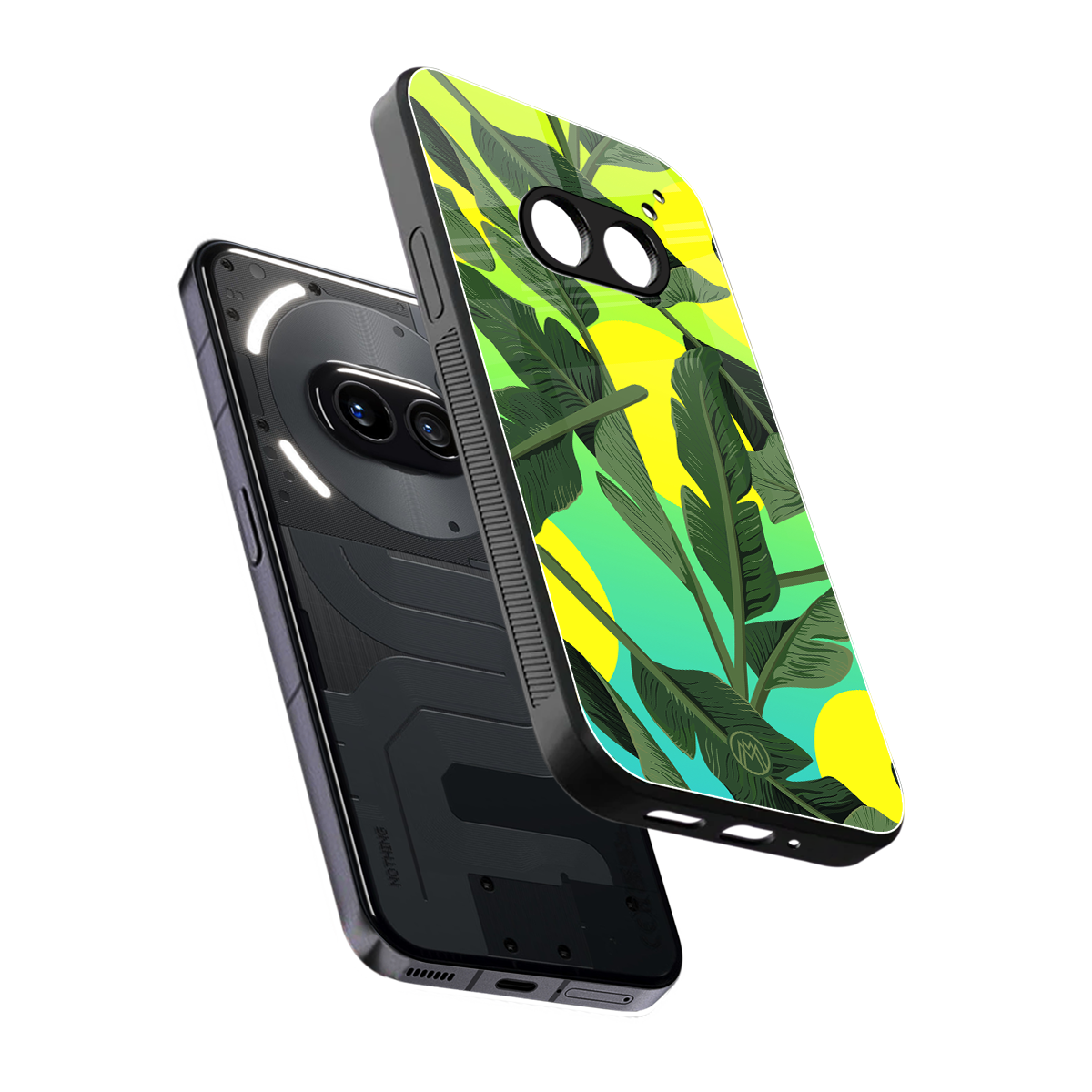 nostalgic floral back phone cover | glass case for nothing phone 2a