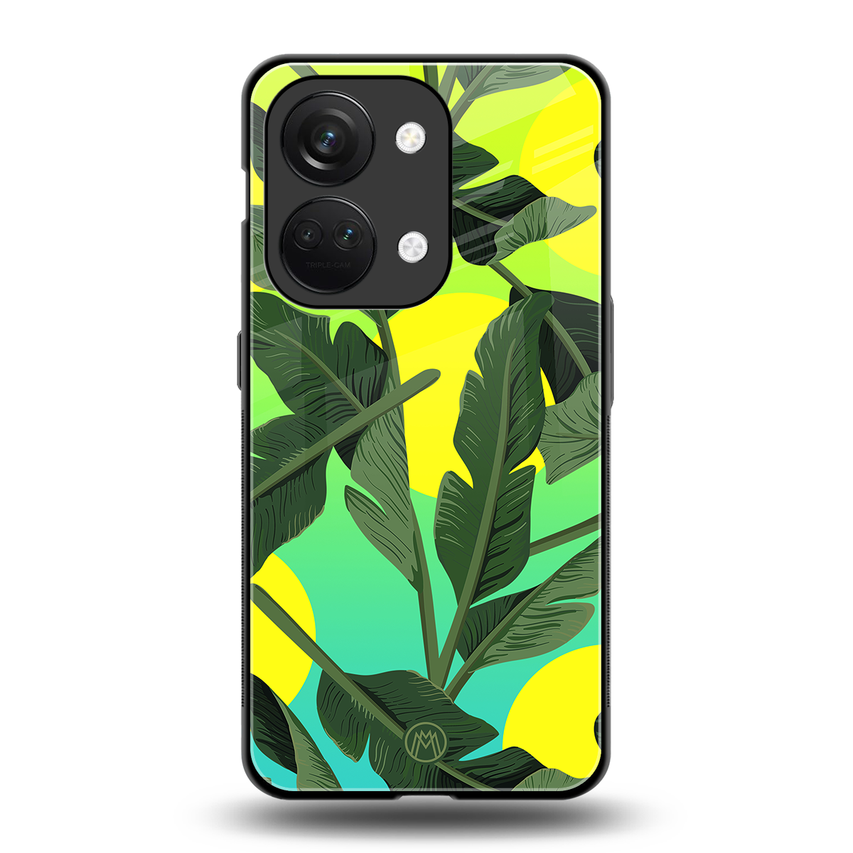 nostalgic floral back phone cover | glass case for oneplus nord 3